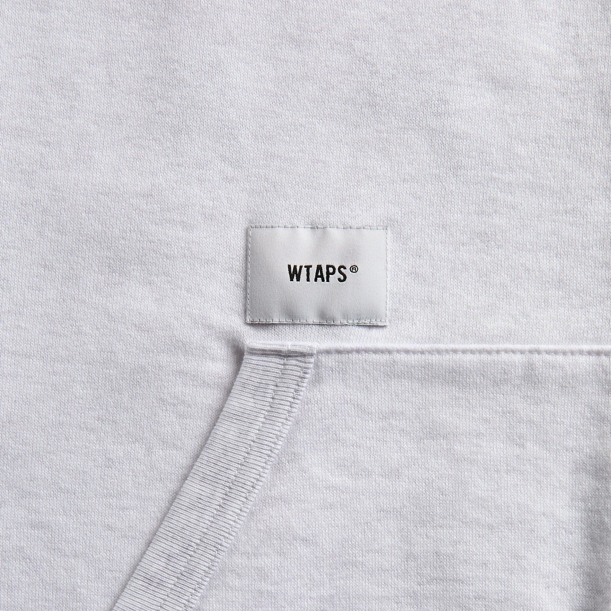 WTAPS Throwdy Cotton Zip Hoody - Light Gray - Image 3