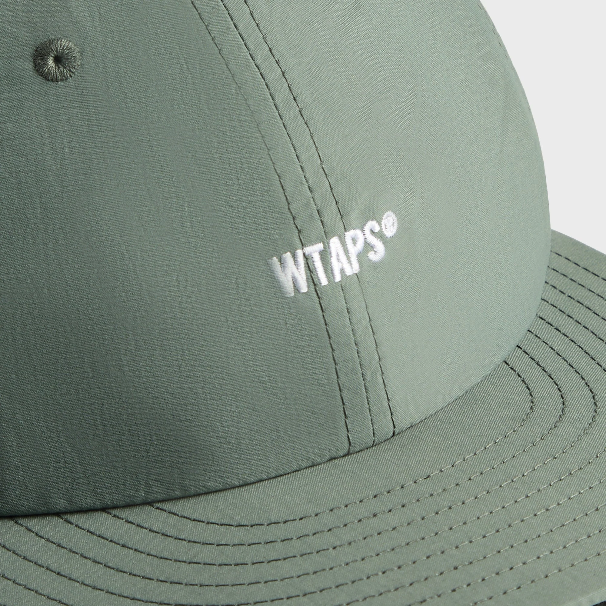 WTAPS T-6M 01 Nylon Tussah Pertex® Cap - Gray - Image 3