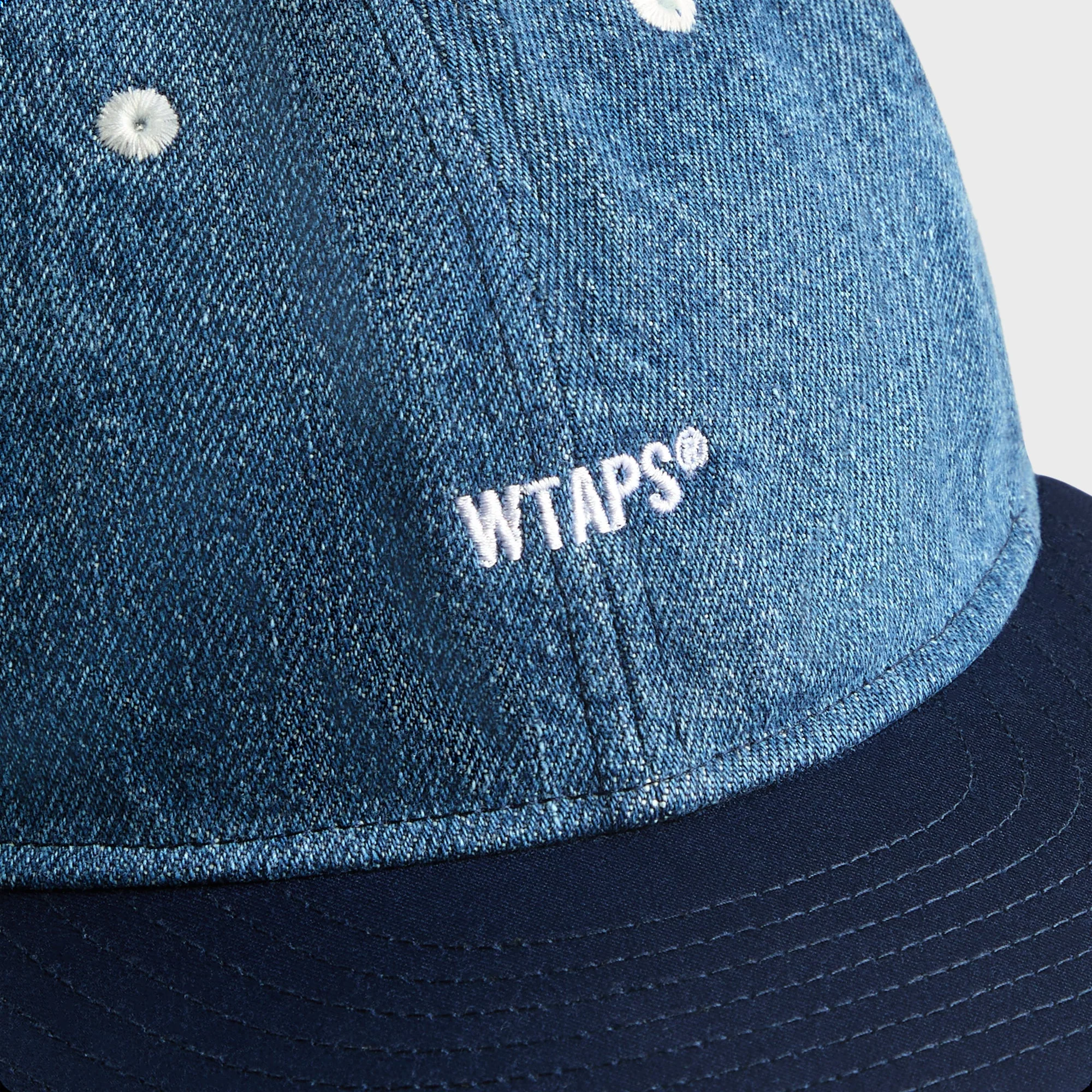 WTAPS T-6M 07 Cotton Denim Cap - Indigo - Image 3