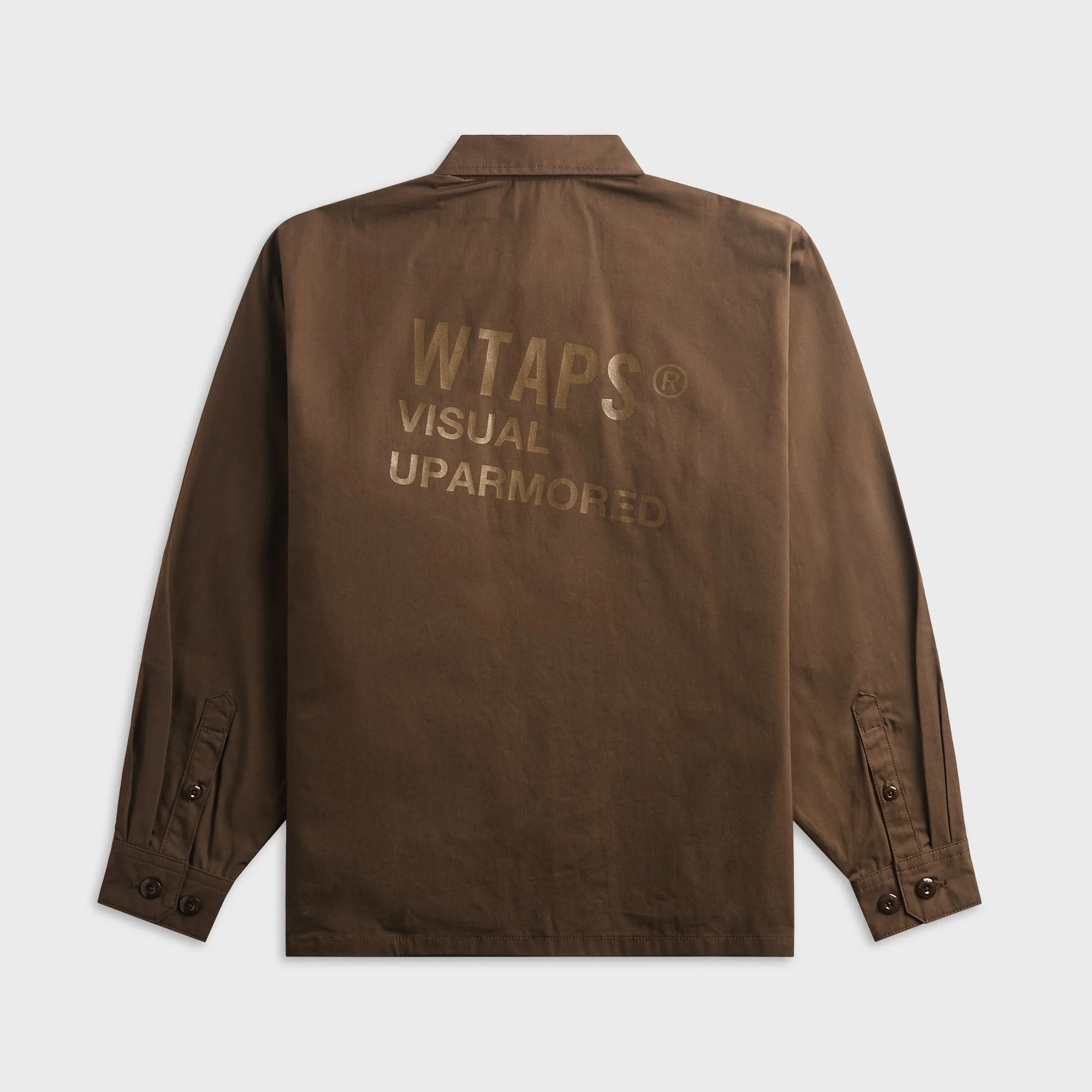 WTAPS JMOD Nyco. Weather Cordura® Long Sleeve Jacket - Brown - Image 2
