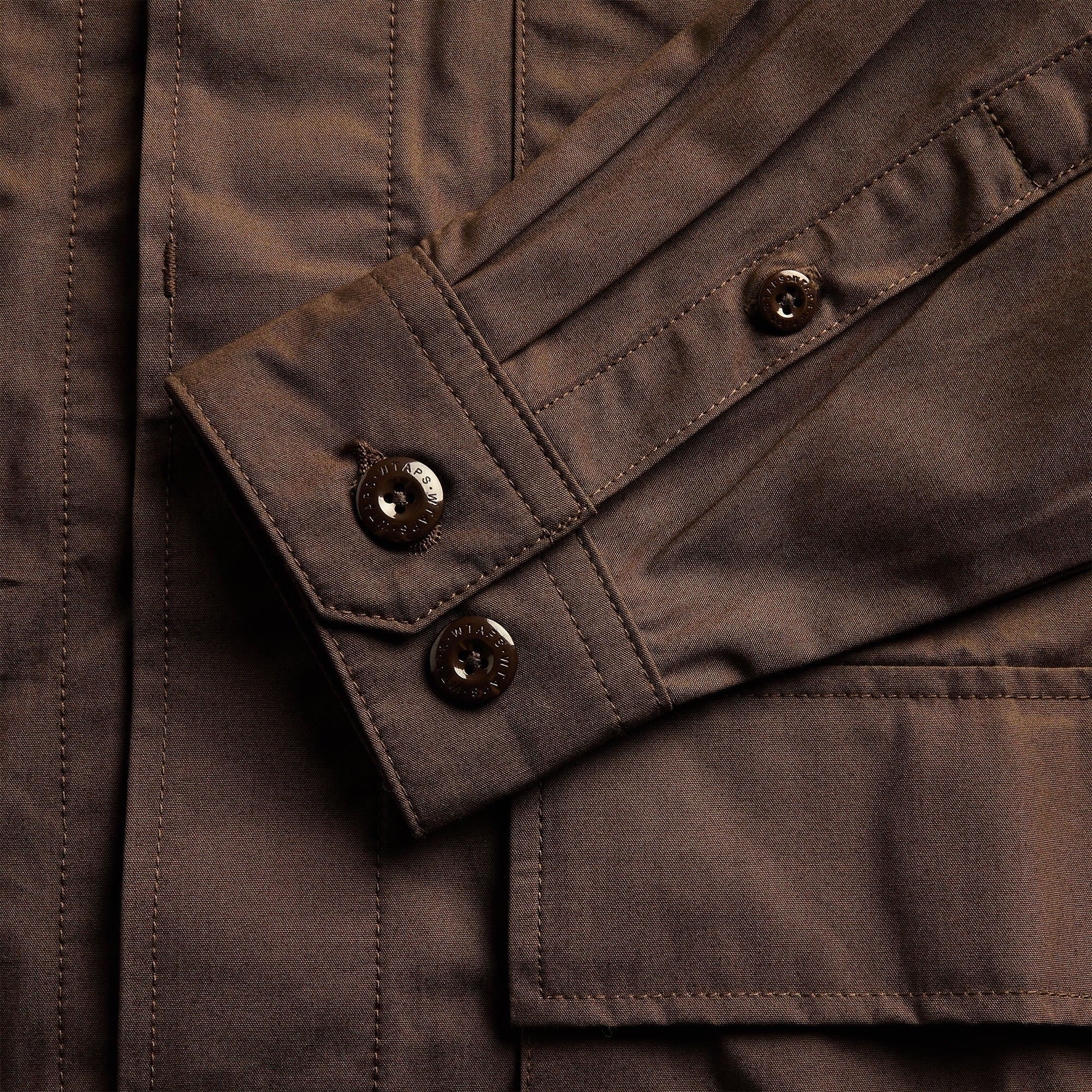 WTAPS JMOD Nyco. Weather Cordura® Long Sleeve Jacket - Brown - Image 3