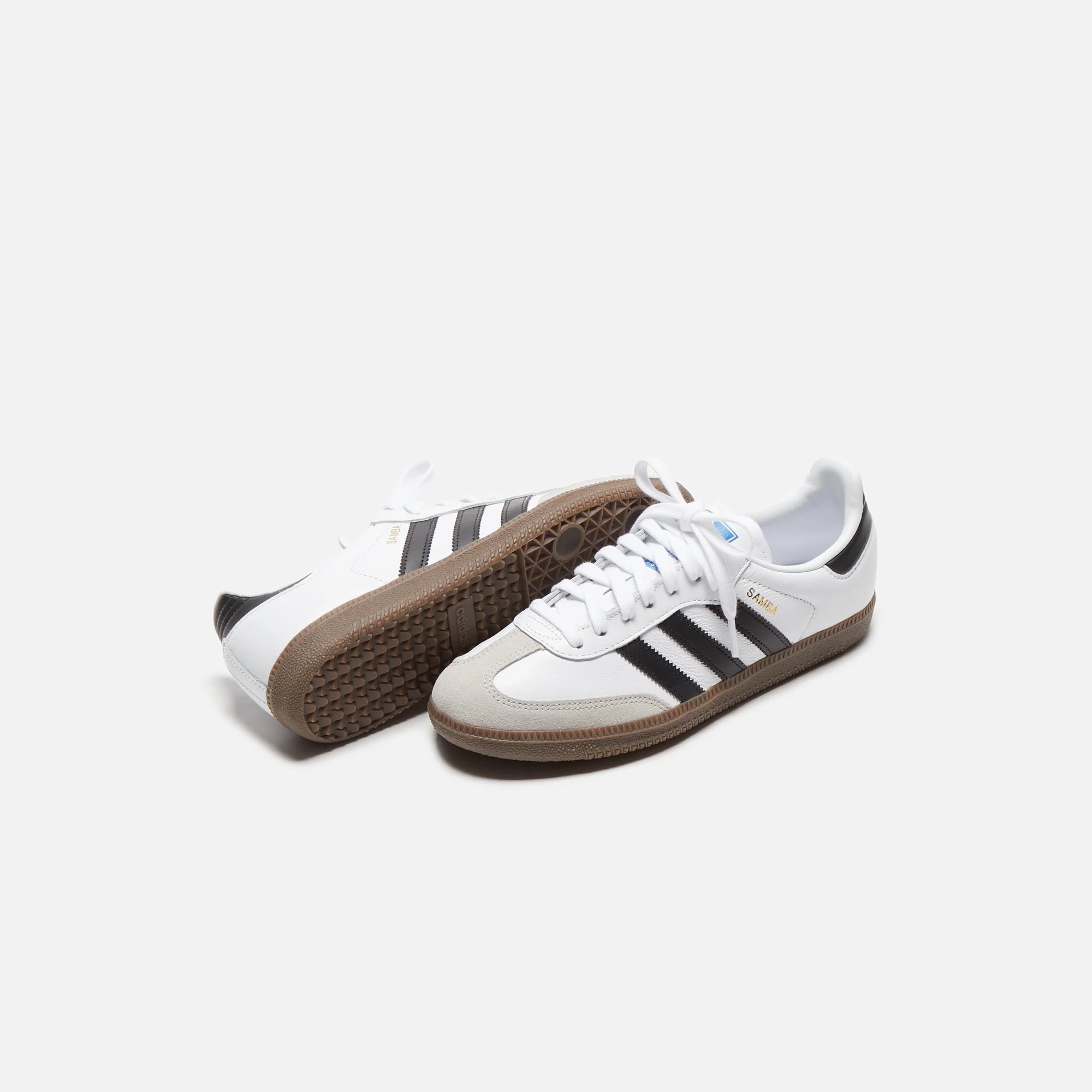 adidas GS Samba OG - Footwear White / Core Black / Gum - Image 4