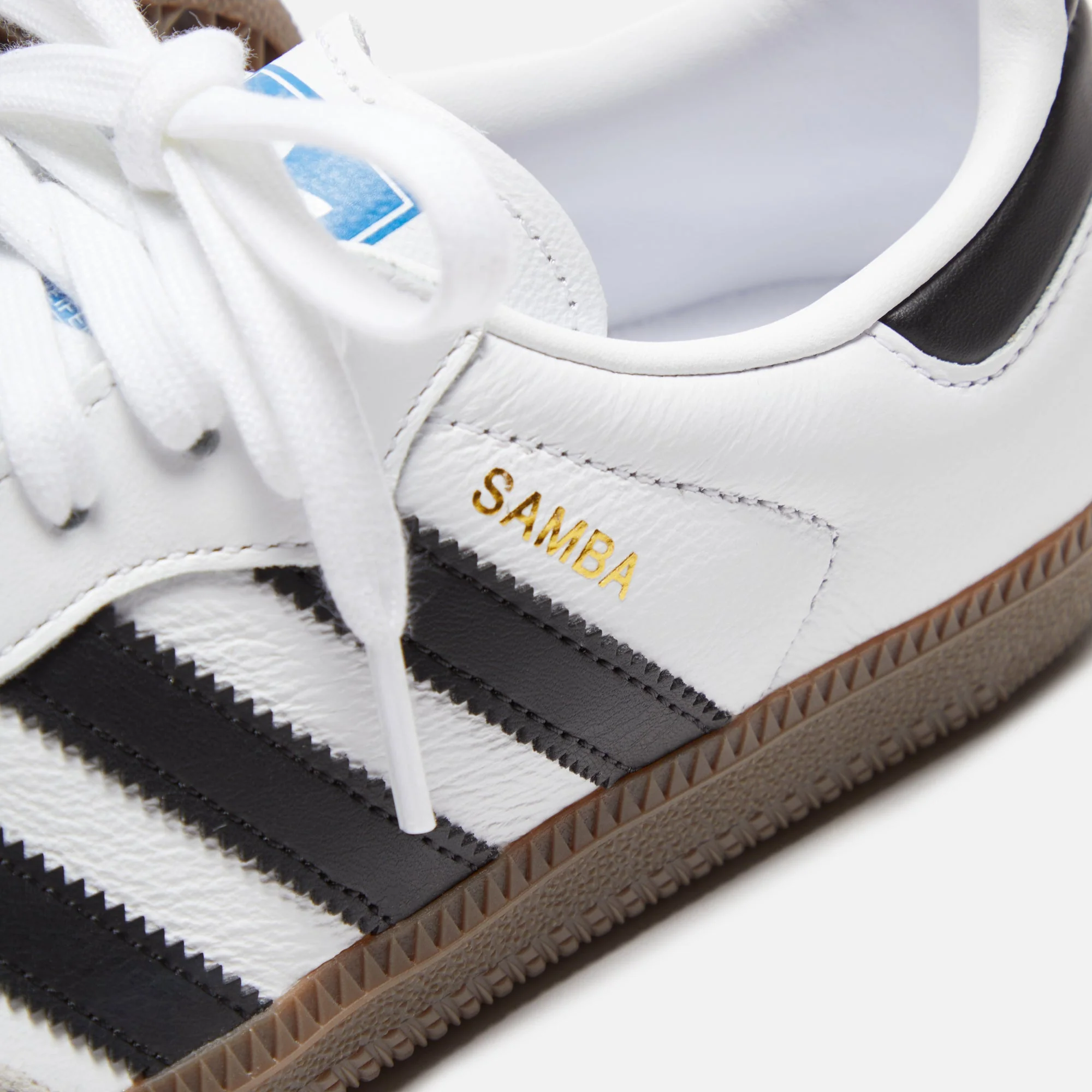 adidas GS Samba OG - Footwear White / Core Black / Gum - Image 6