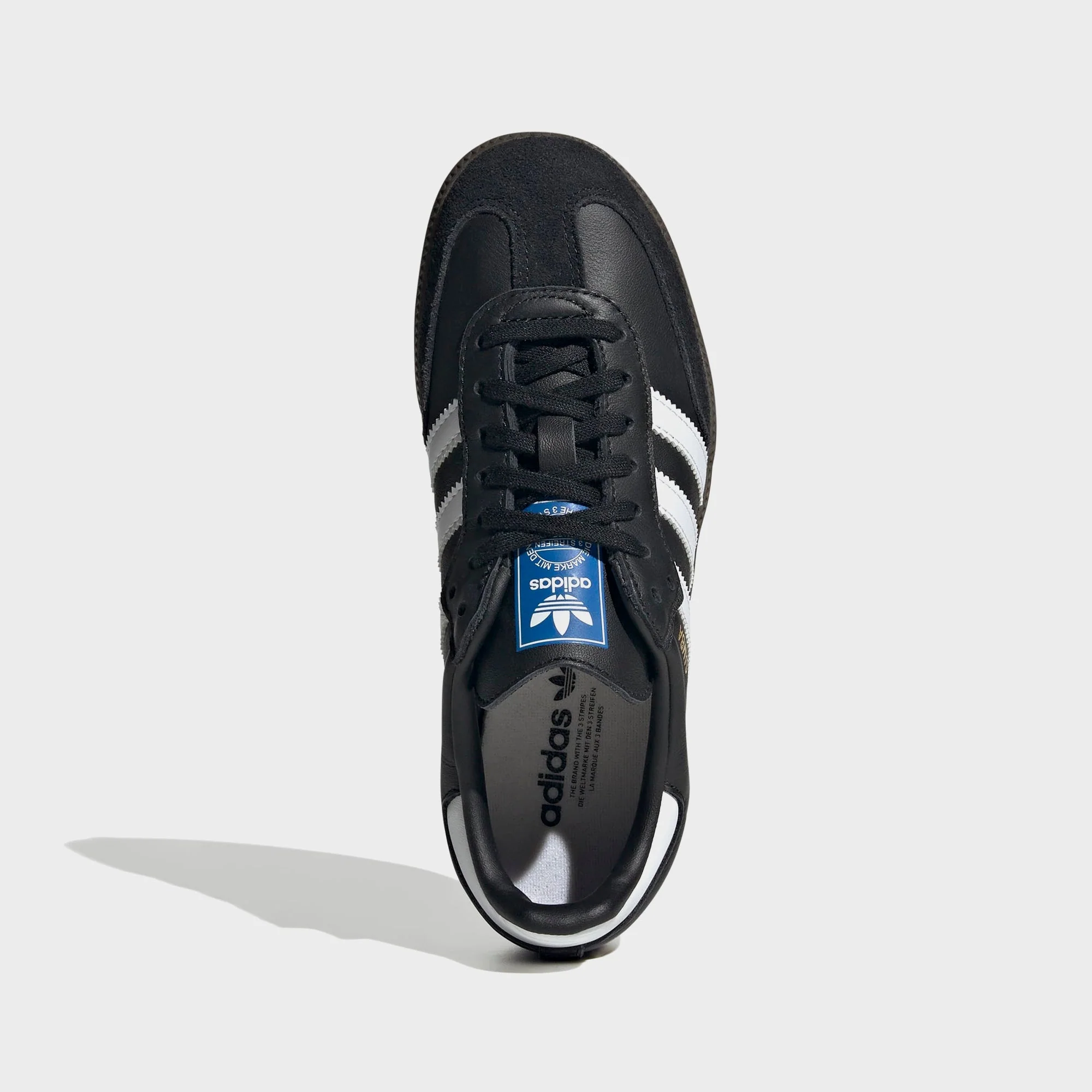 adidas GS Samba OG - Core Black / White / Gum - Image 4
