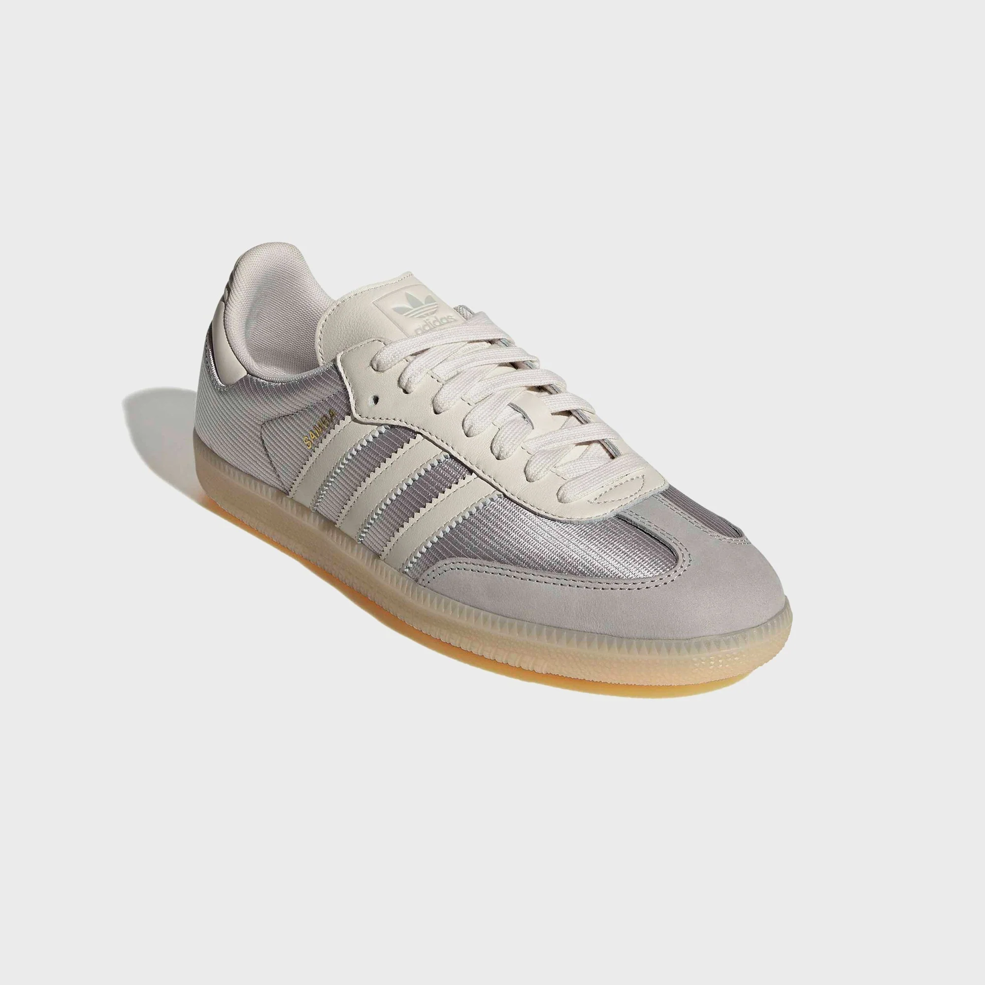 adidas Samba OG - Grey Two / Chalk White / Sand Strata - Image 2