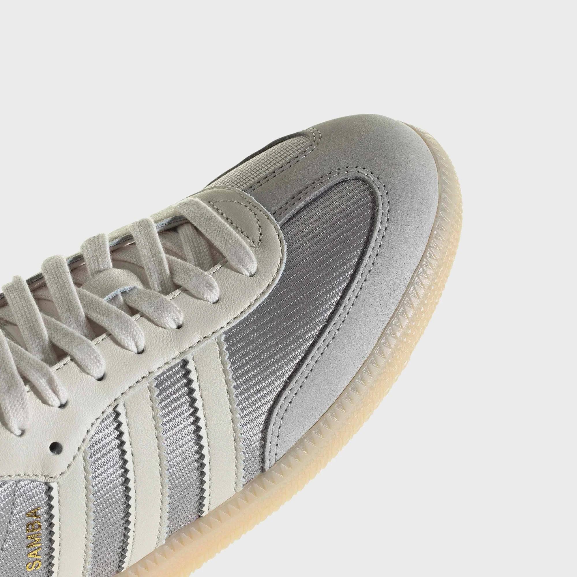adidas Samba OG - Grey Two / Chalk White / Sand Strata - Image 7