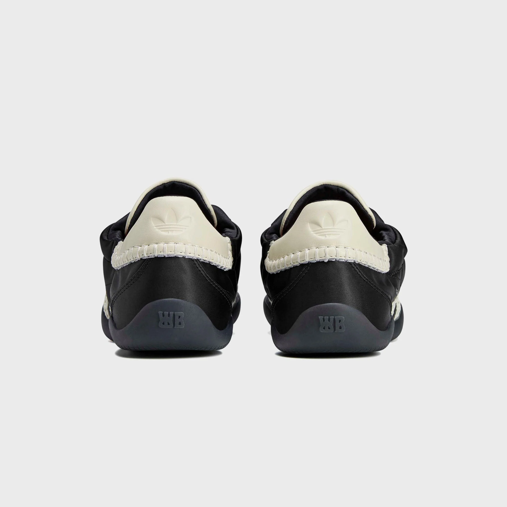 adidas x Wales Bonner Karintha Lo Satin - Core Black / Dark Brown / Cream White - Image 3