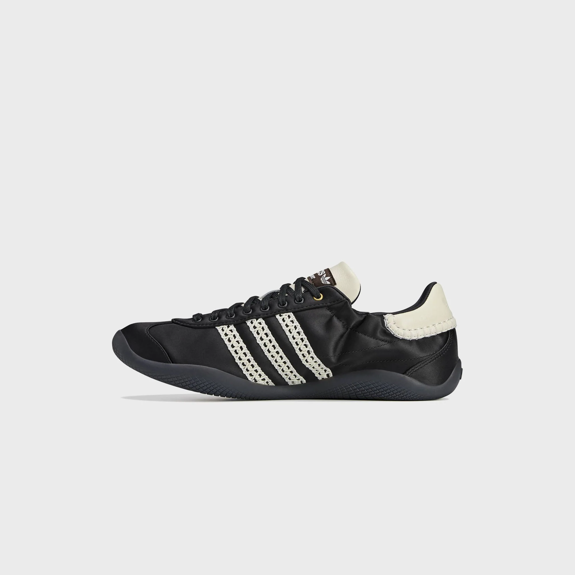 adidas x Wales Bonner Karintha Lo Satin - Core Black / Dark Brown / Cream White - Image 5