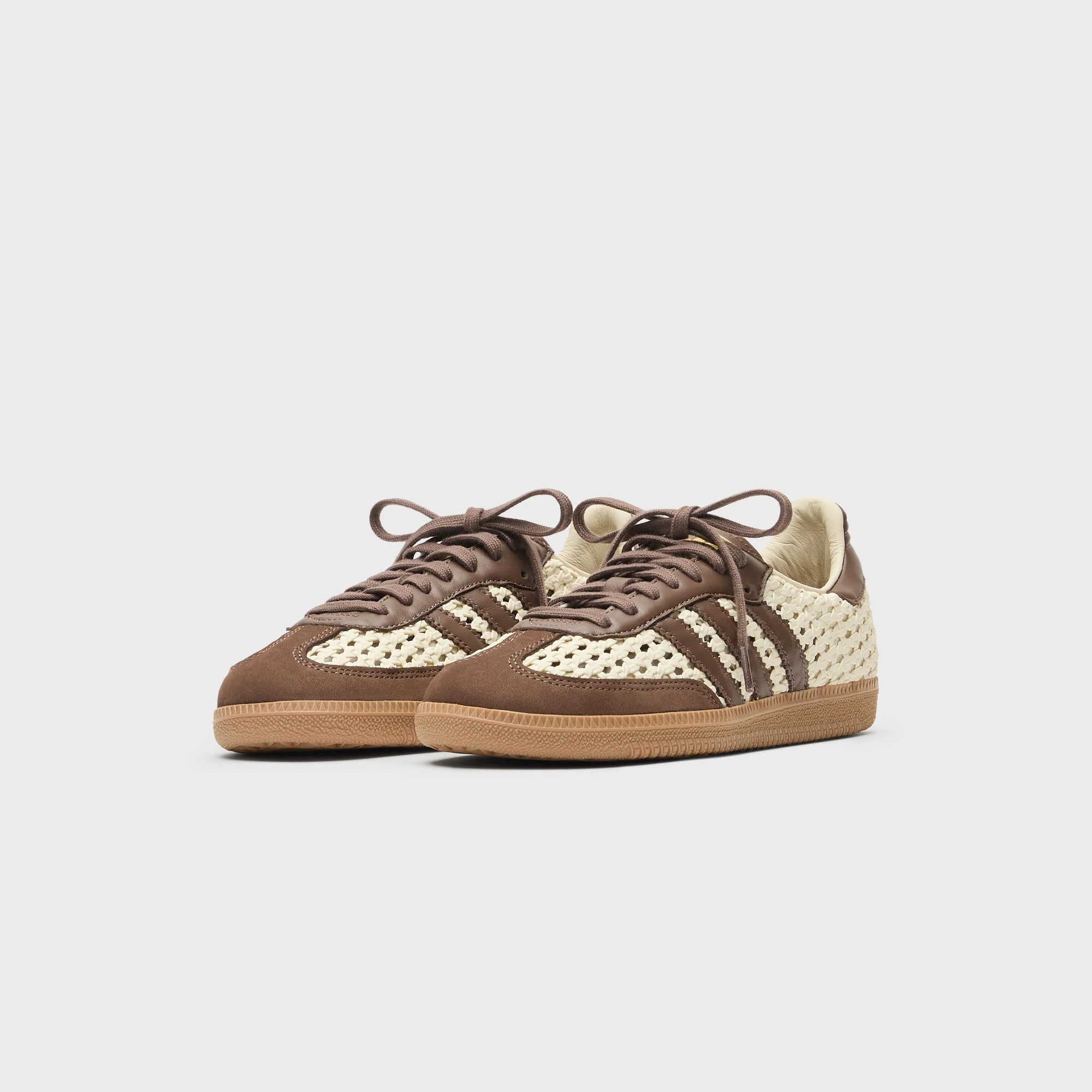 adidas WMNS Samba OG - Cream White / Earth Strata / Gold Metallic - Image 10