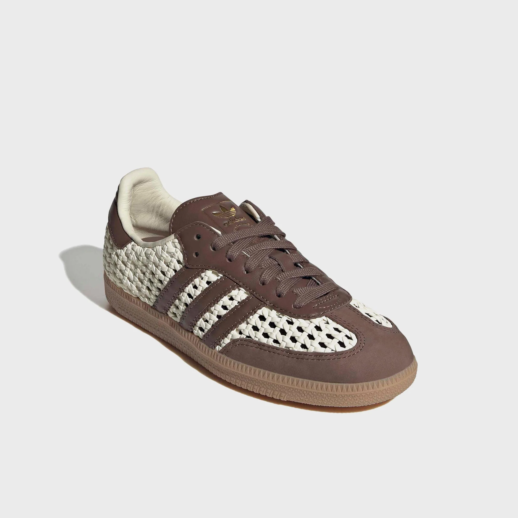 adidas WMNS Samba OG - Cream White / Earth Strata / Gold Metallic - Image 2