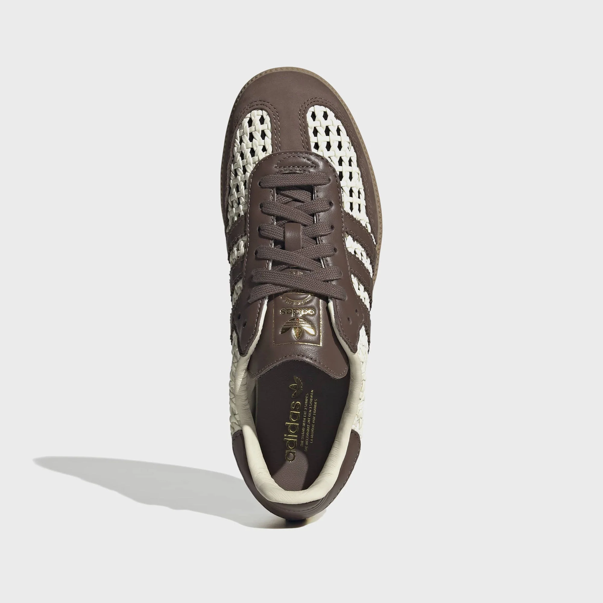 adidas WMNS Samba OG - Cream White / Earth Strata / Gold Metallic - Image 3
