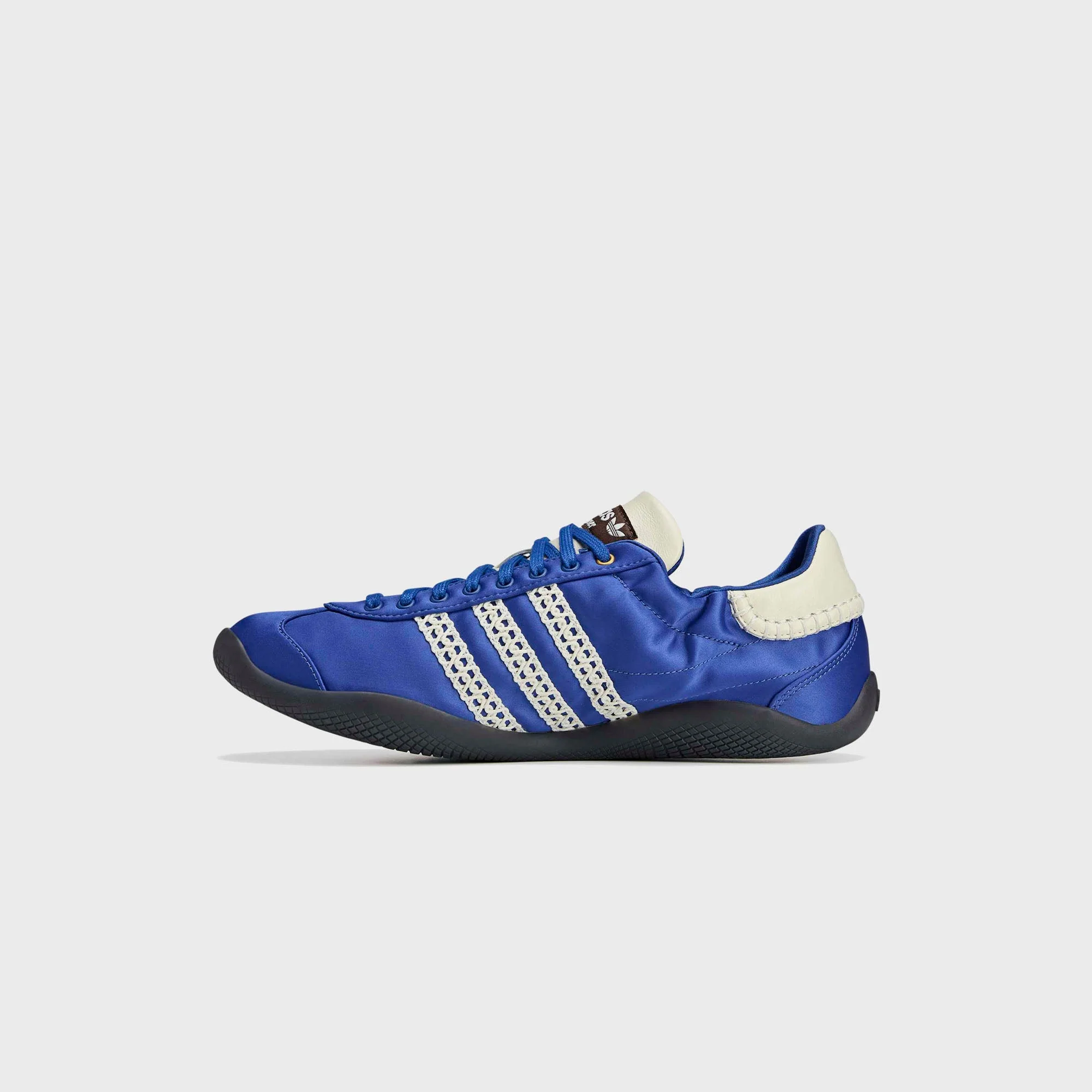 adidas x Wales Bonner Karintha Lo Satin - Crew White / Blue / Core Black - Image 5