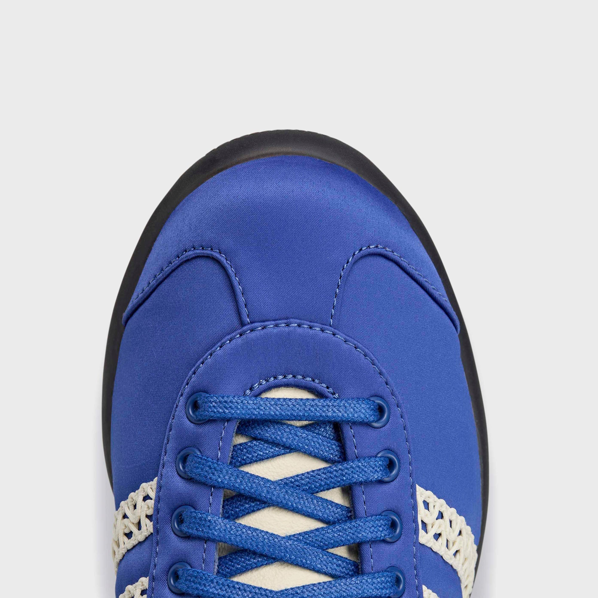 adidas x Wales Bonner Karintha Lo Satin - Crew White / Blue / Core Black - Image 6