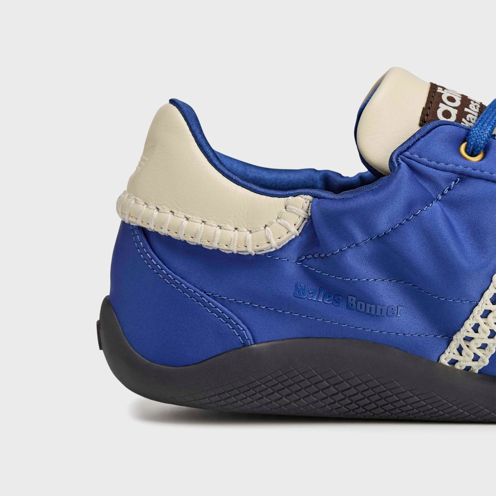 adidas x Wales Bonner Karintha Lo Satin - Crew White / Blue / Core Black - Image 7