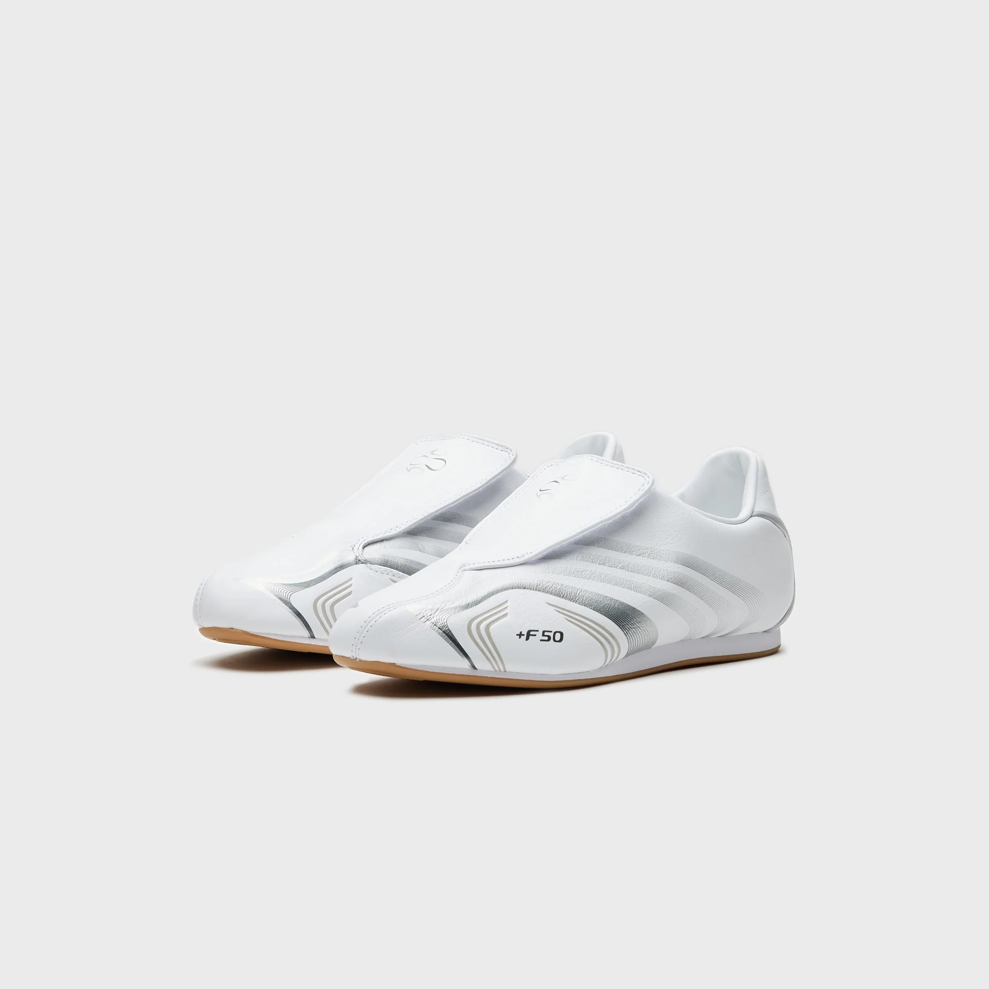 adidas WMNS Taekwondo F50 - White / Silver Metallic / Iron Metallic - Image 2