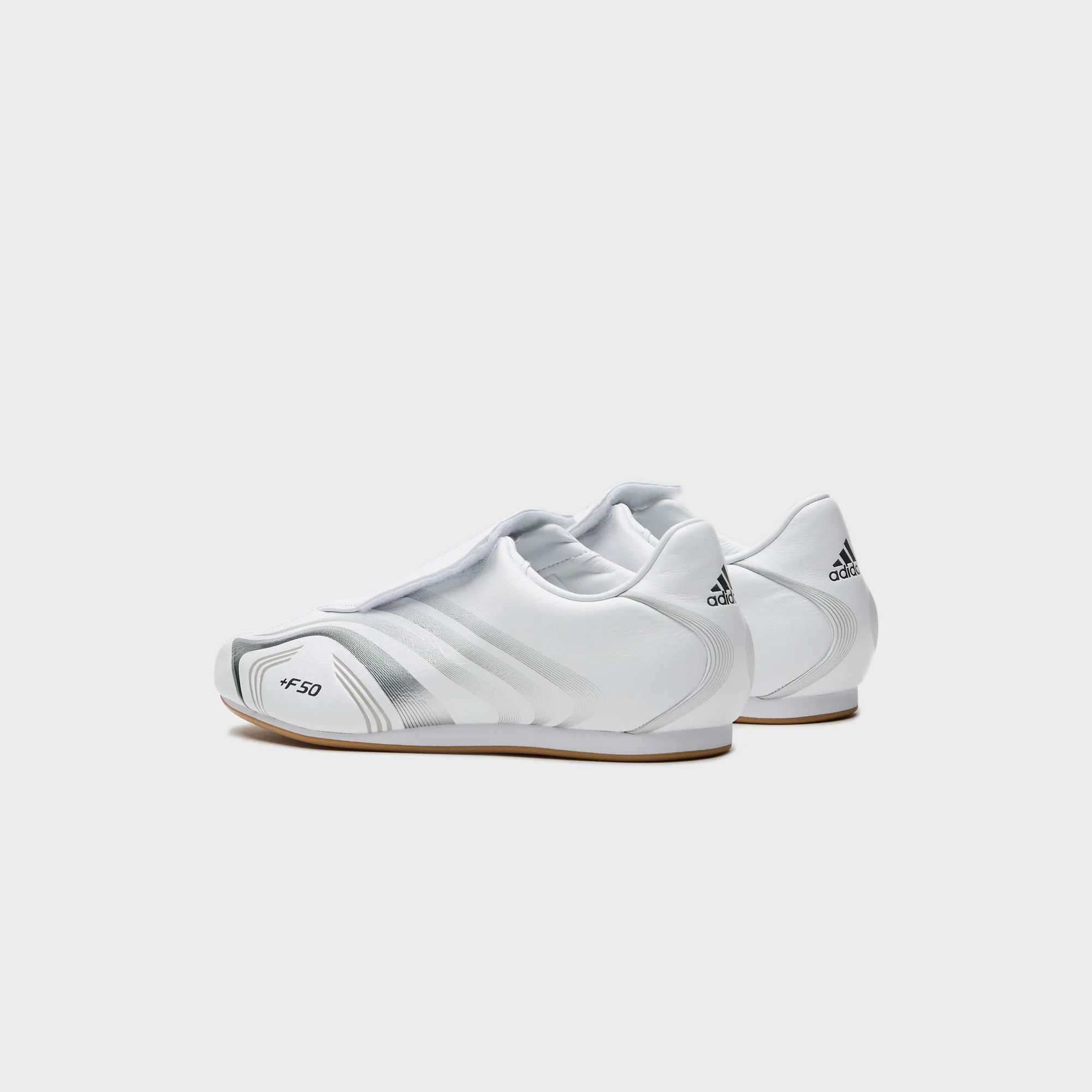 adidas WMNS Taekwondo F50 - White / Silver Metallic / Iron Metallic - Image 4