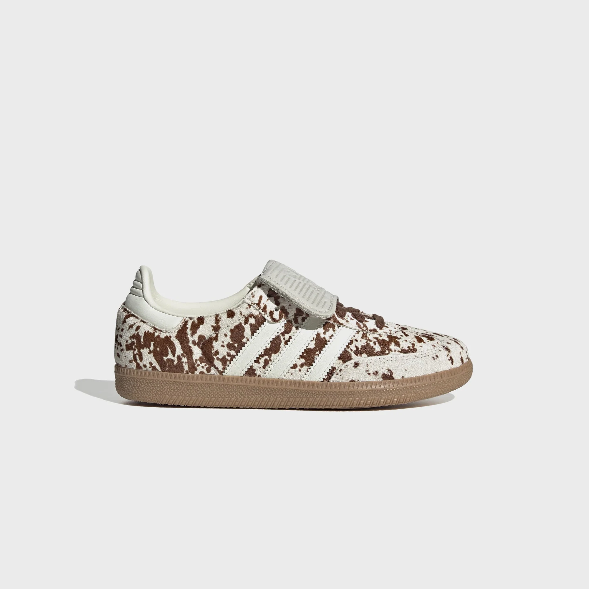adidas WMNS Cow Print Samba Long Tongue - Off White / Lucid Pink / Gum