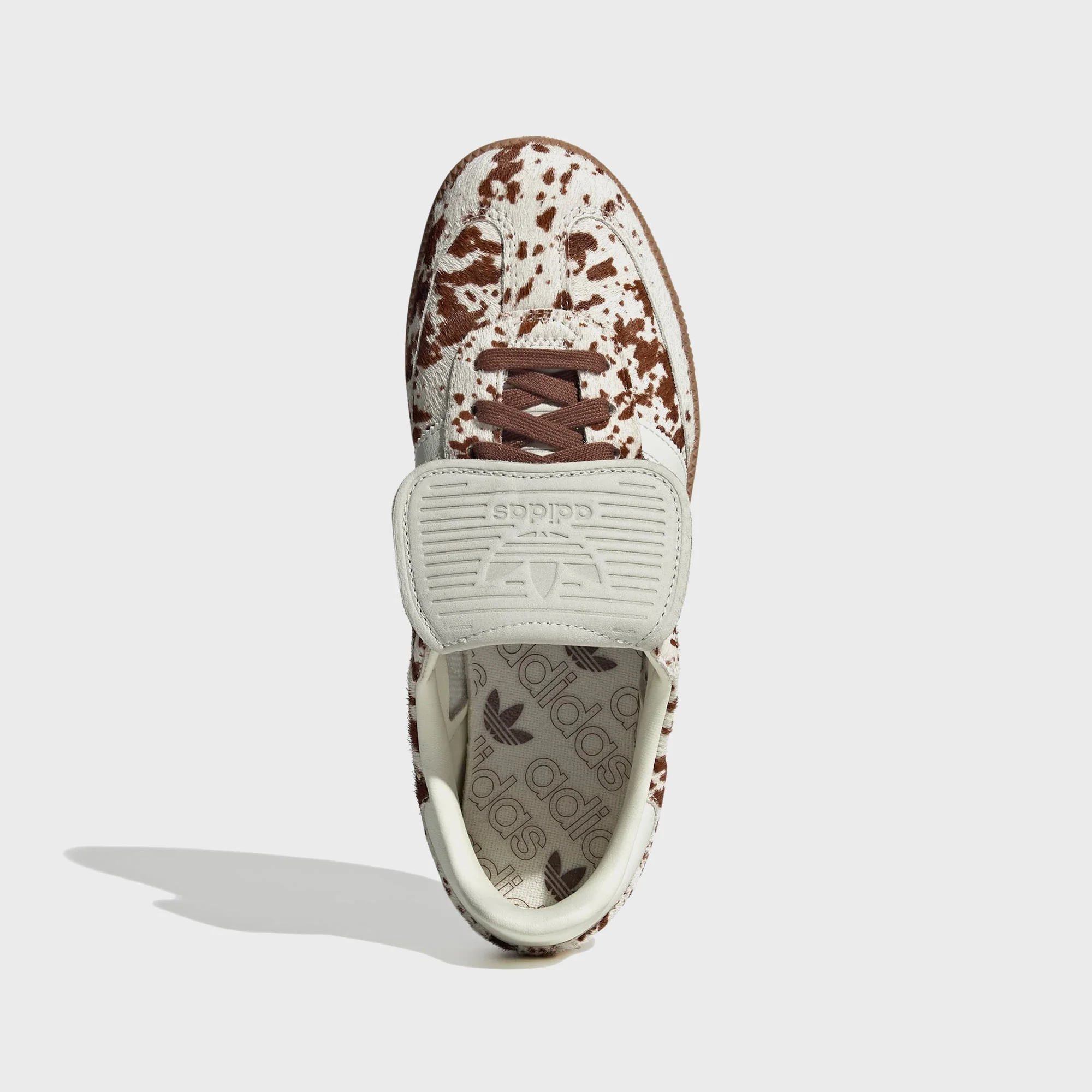 adidas WMNS Cow Print Samba Long Tongue - Off White / Lucid Pink / Gum - Image 4