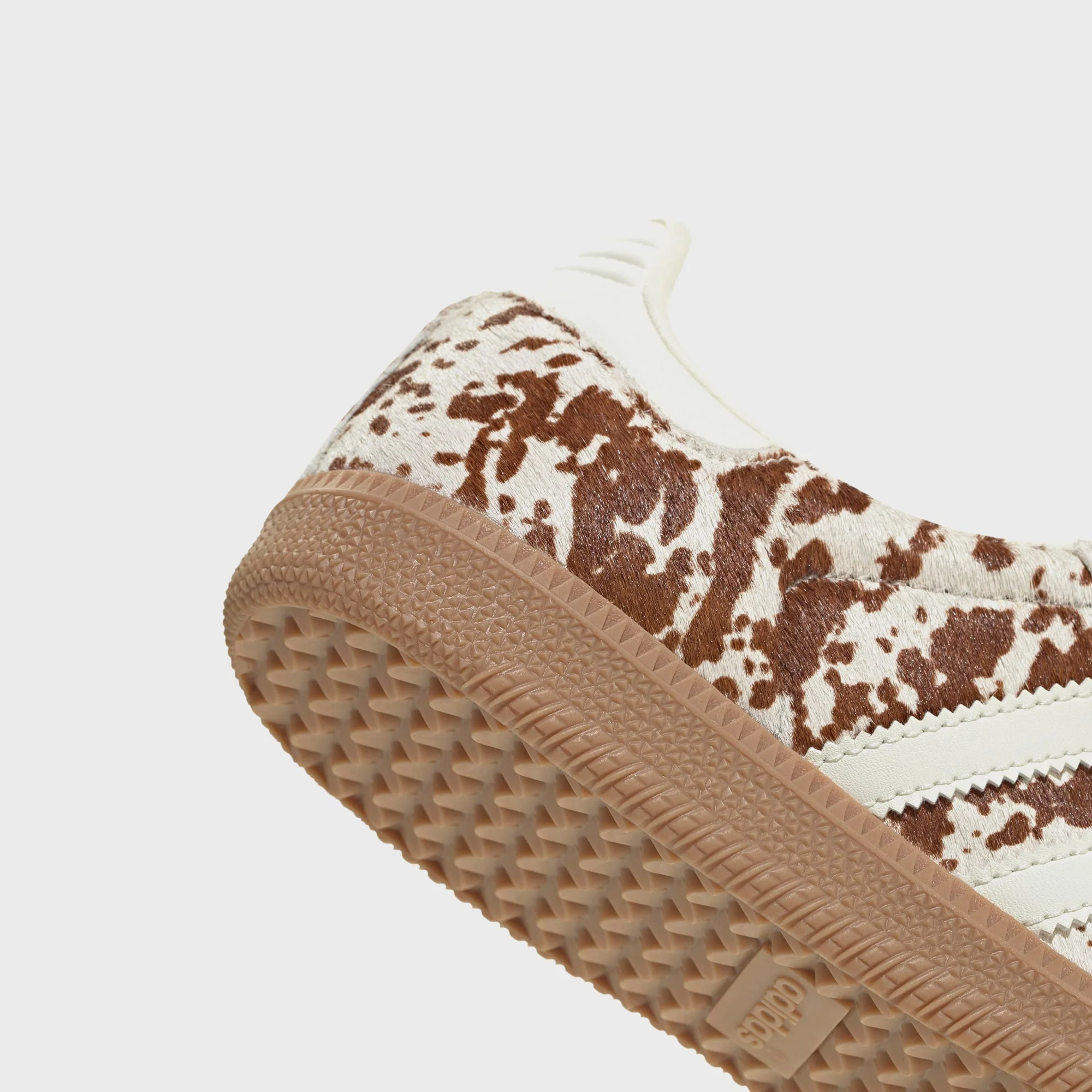 adidas WMNS Cow Print Samba Long Tongue - Off White / Lucid Pink / Gum - Image 7