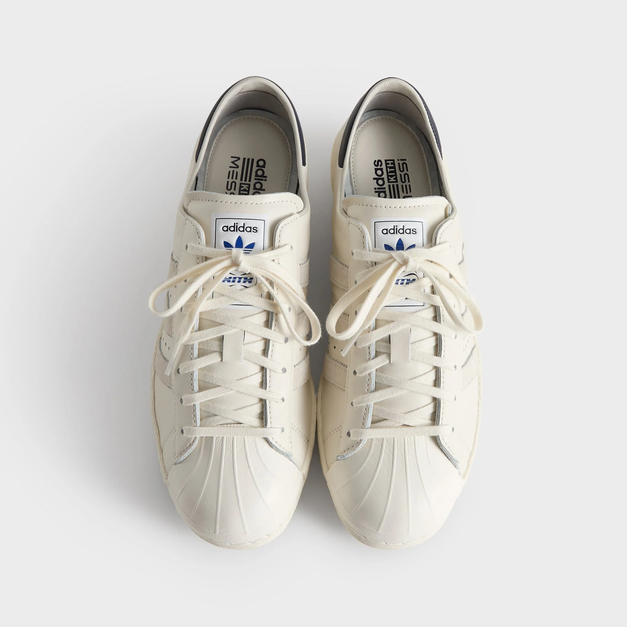 Kith & Messi for adidas Football Superstar - Off White / Off White / Legend Ink - Image 6