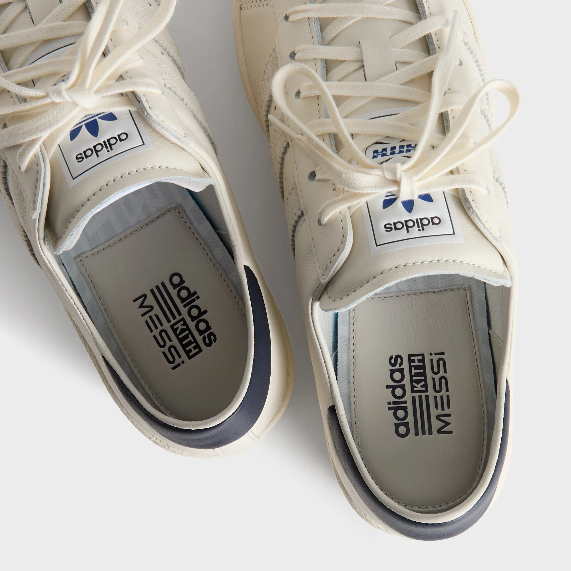 Kith & Messi for adidas Football Superstar - Off White / Off White / Legend Ink - Image 8