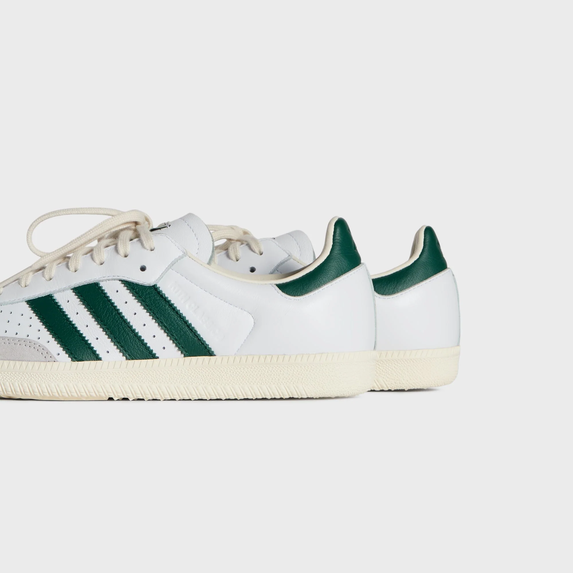 Kith Classics for adidas Originals Samba - White / Collegiate Green / Off White - Image 3