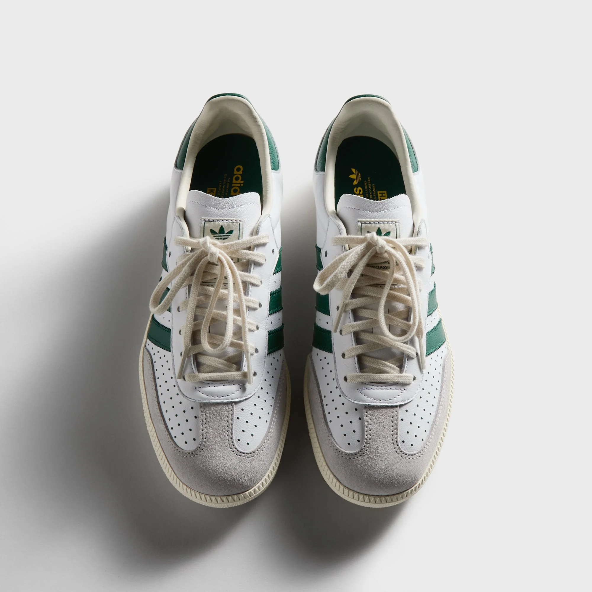 Kith Classics for adidas Originals Samba - White / Collegiate Green / Off White - Image 6