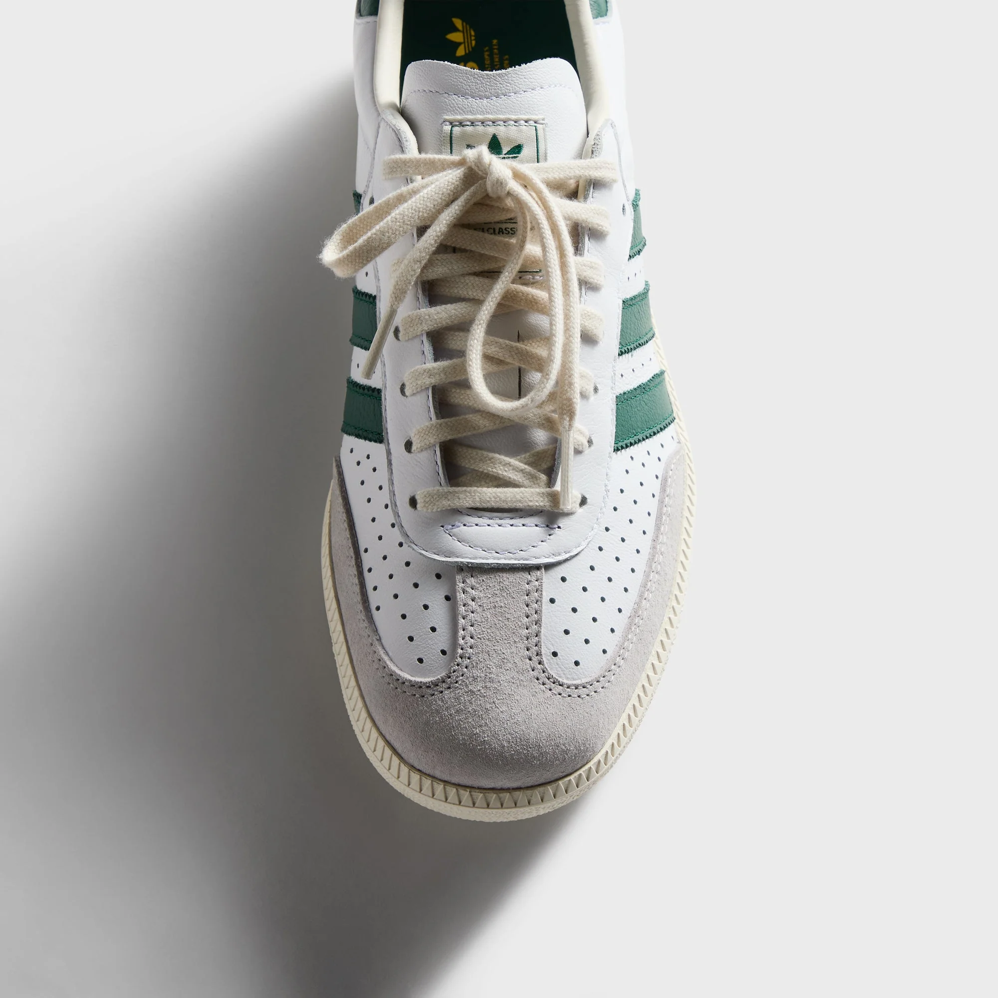 Kith Classics for adidas Originals Samba - White / Collegiate Green / Off White - Image 7