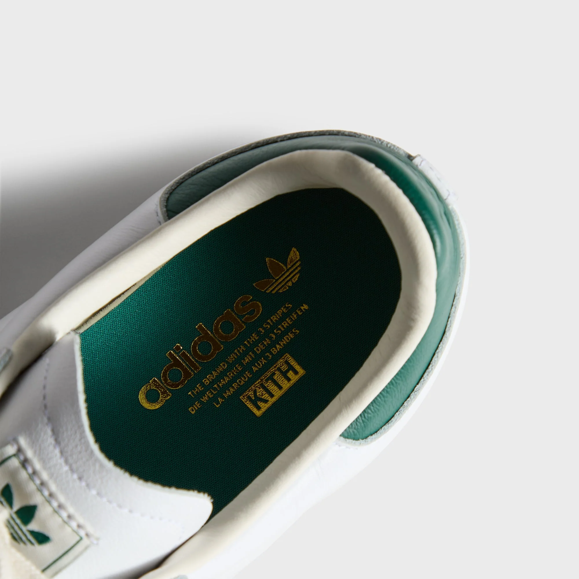 Kith Classics for adidas Originals Samba - White / Collegiate Green / Off White - Image 8
