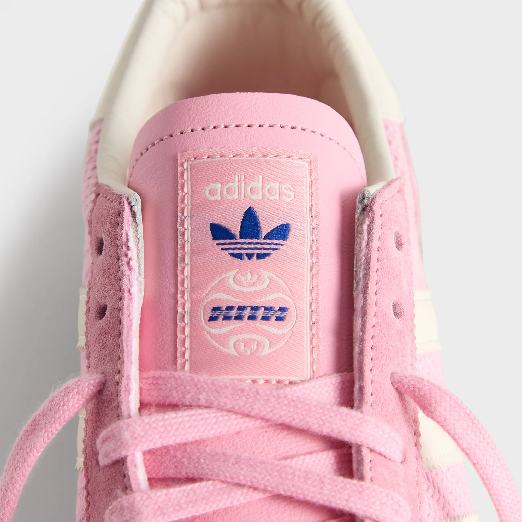 Kith & Messi for adidas Football Handball Spezial - Light Pink / Off White / Gum - Image 11