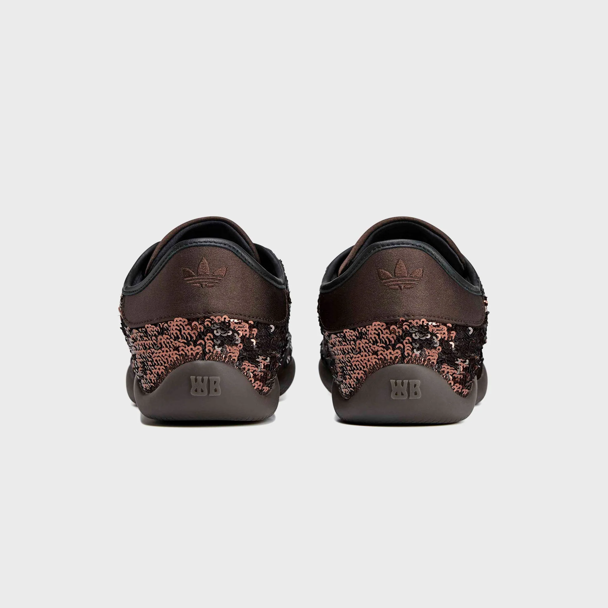 adidas x Wales Bonner Karintha Lo Sequin - Dark Brown / Core Black - Image 3