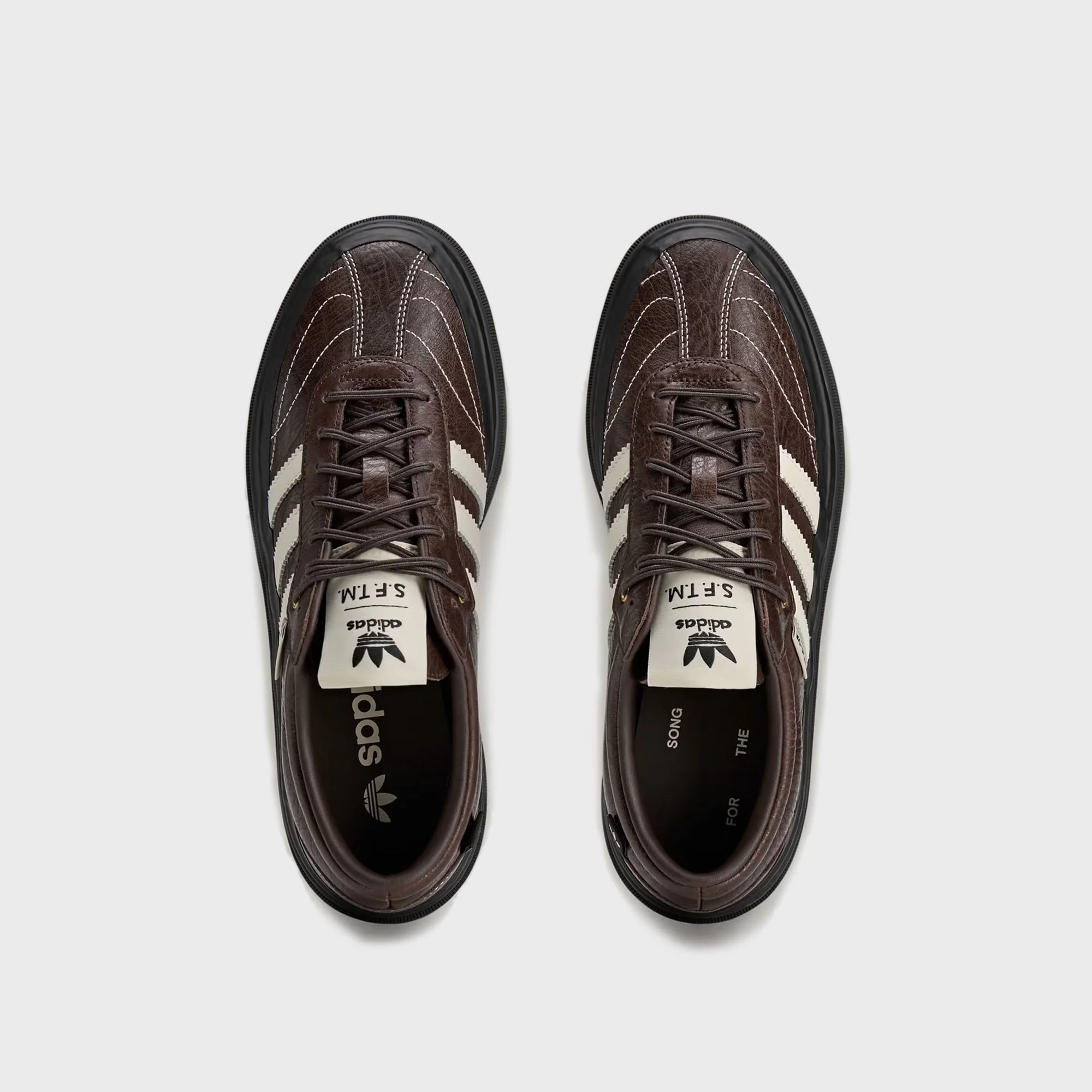 adidas x SFTM Samba LX Freizeit - Aura Coffee / Off White / Core Black - Image 4