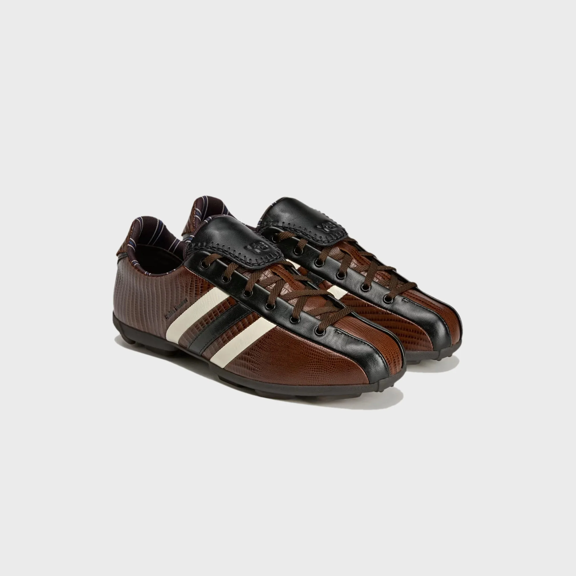 adidas x Wales Bonner x Y-3 Field Lizzard - Cream White / Dark Brown / Core Black - Image 2