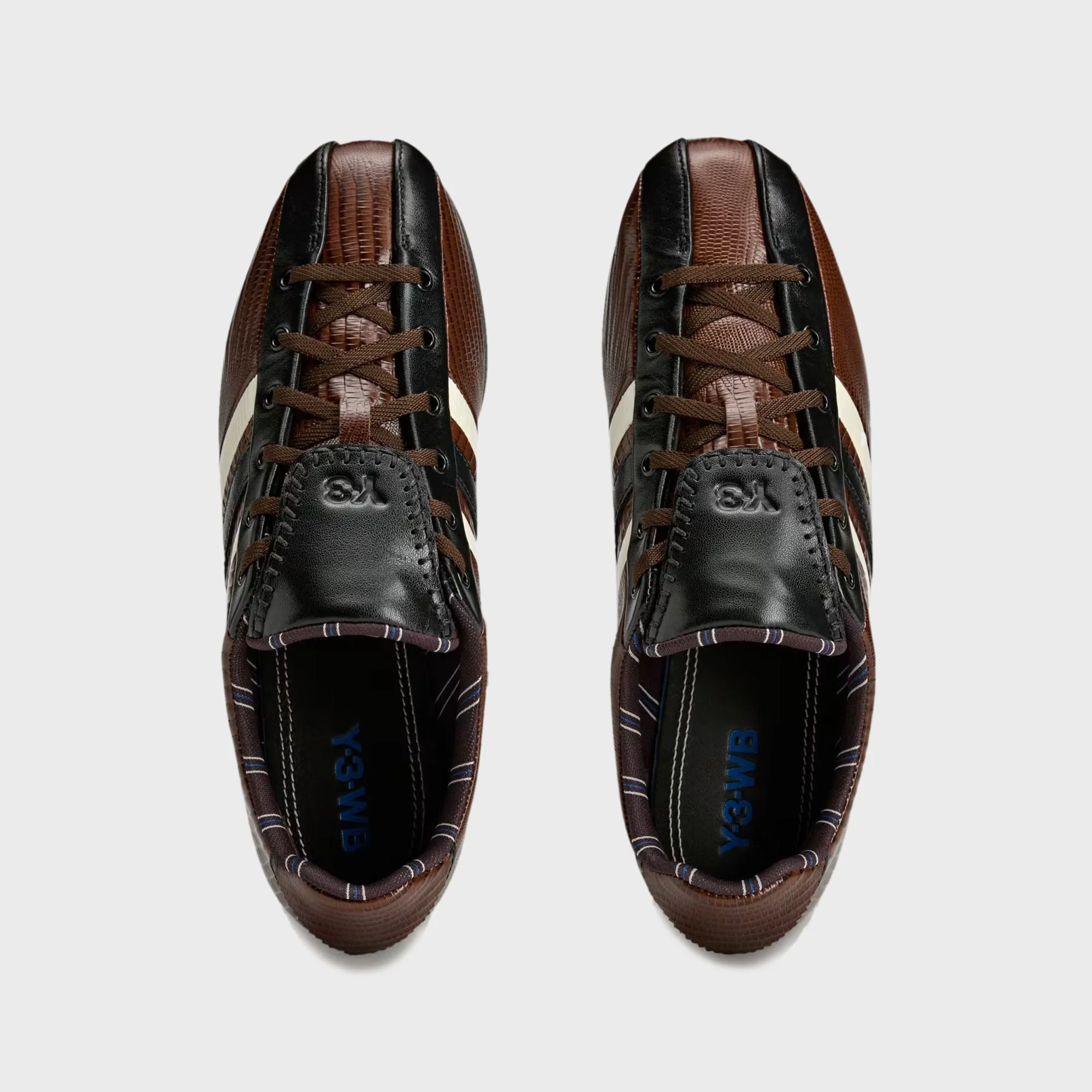 adidas x Wales Bonner x Y-3 Field Lizzard - Cream White / Dark Brown / Core Black - Image 3