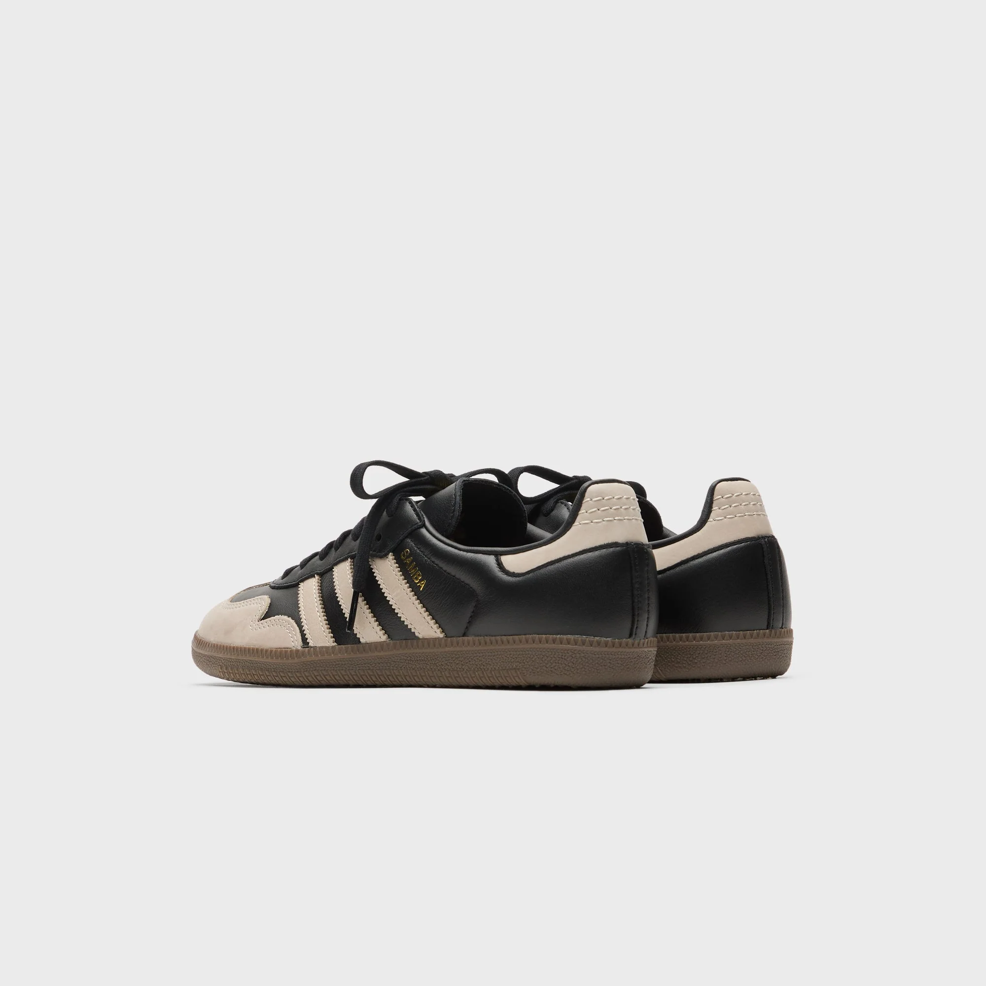 adidas WMNS Samba OG - Core Black / Wonder Beige / Gold Metallic - Image 12