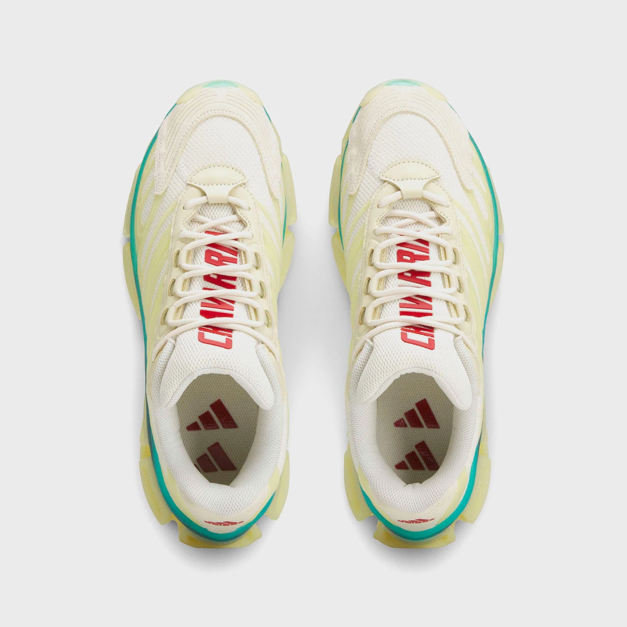 adidas x Willy Chavarria Megaride AG - Cream White / Warm Vanilla / Power Red - Image 4