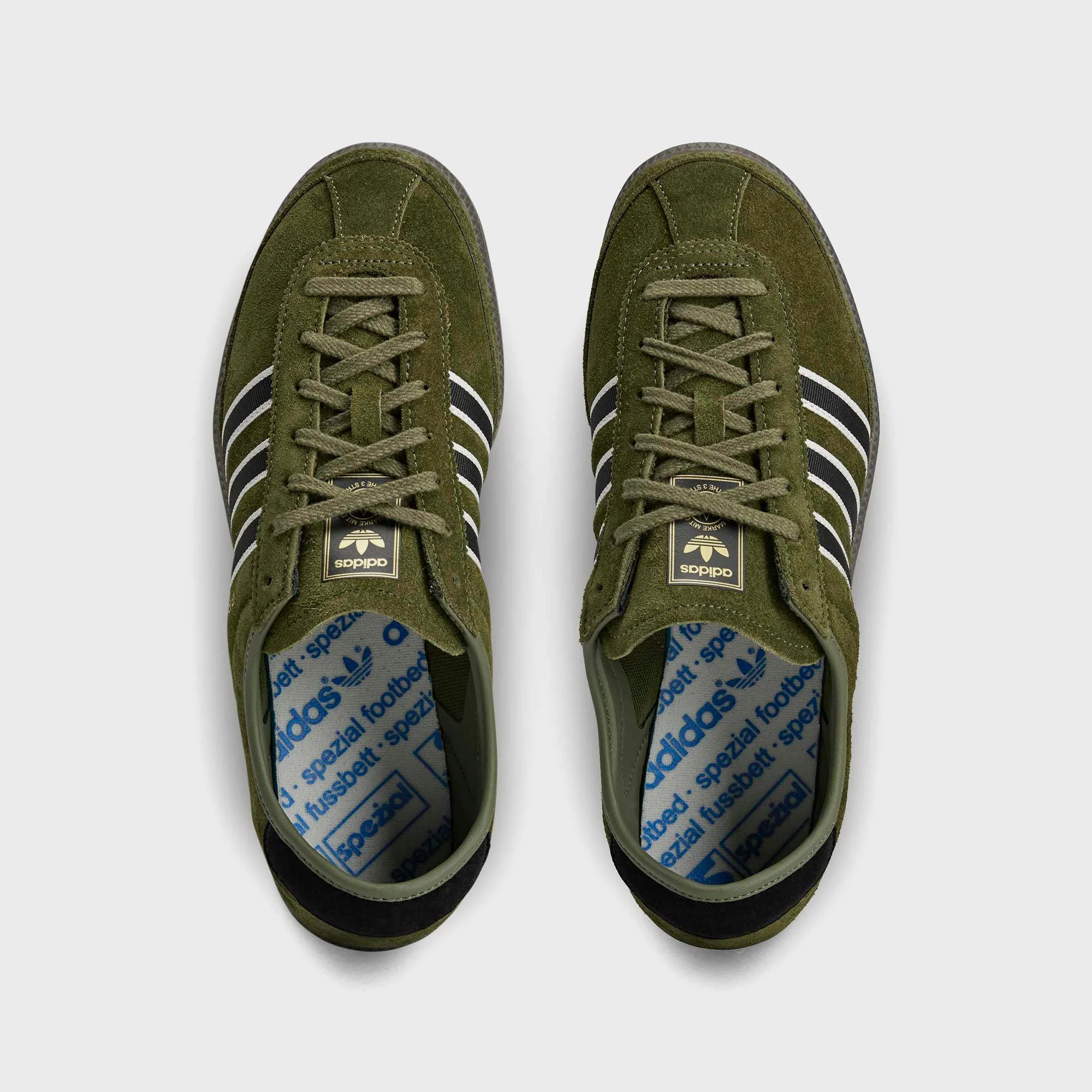 adidas Gralfy SPZL - Chalk White / Aurora Ivy / Gum - Image 3