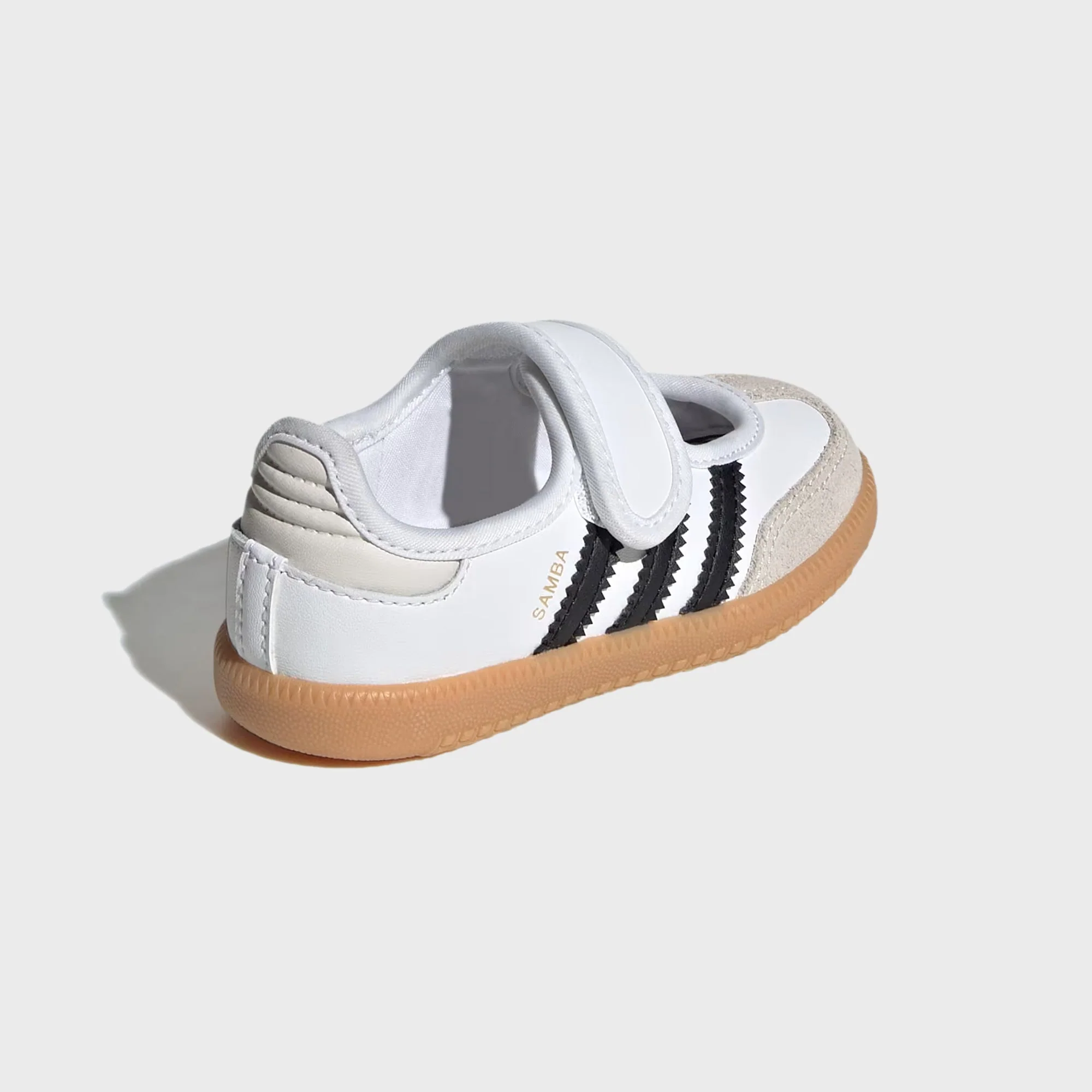 adidas TD Samba Jane - White / Core Black / Gum - Image 5