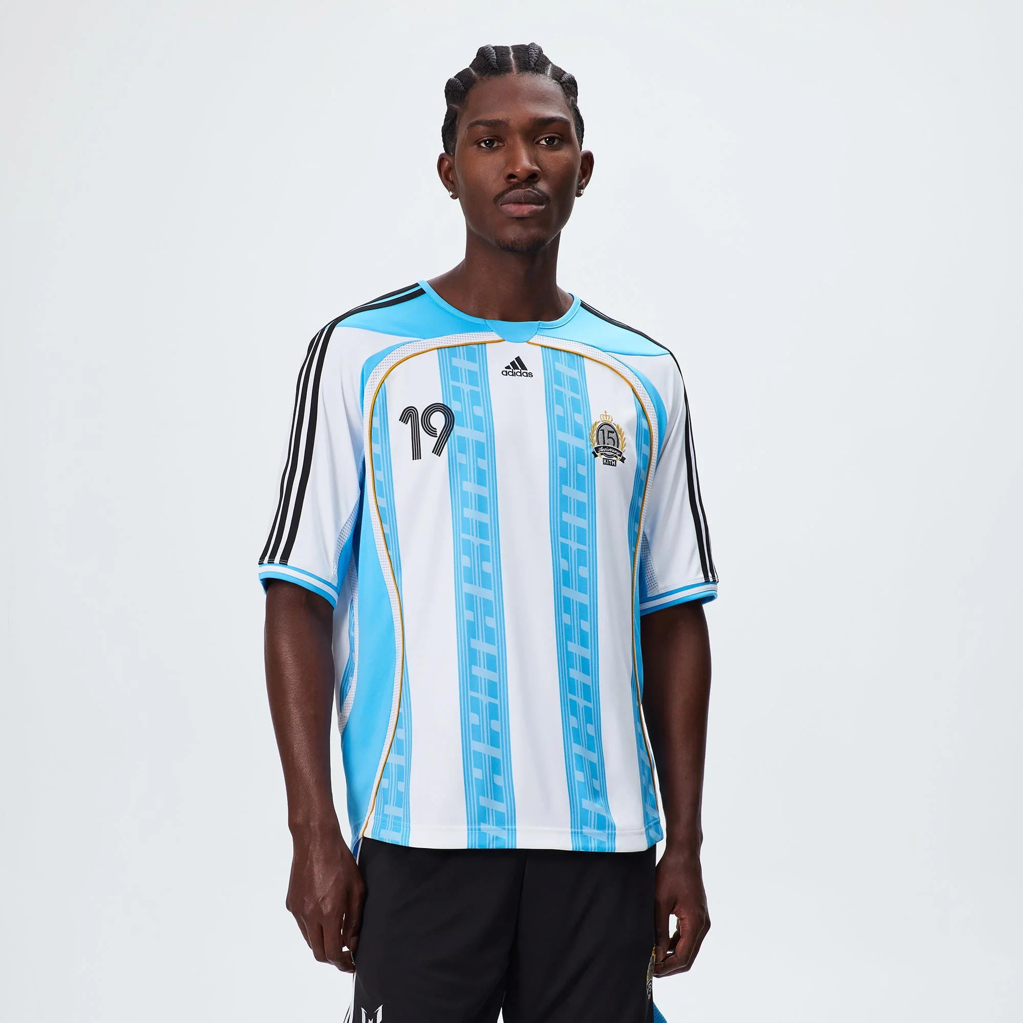 Kith & Messi for adidas Football Jersey - Blue / White - Image 2