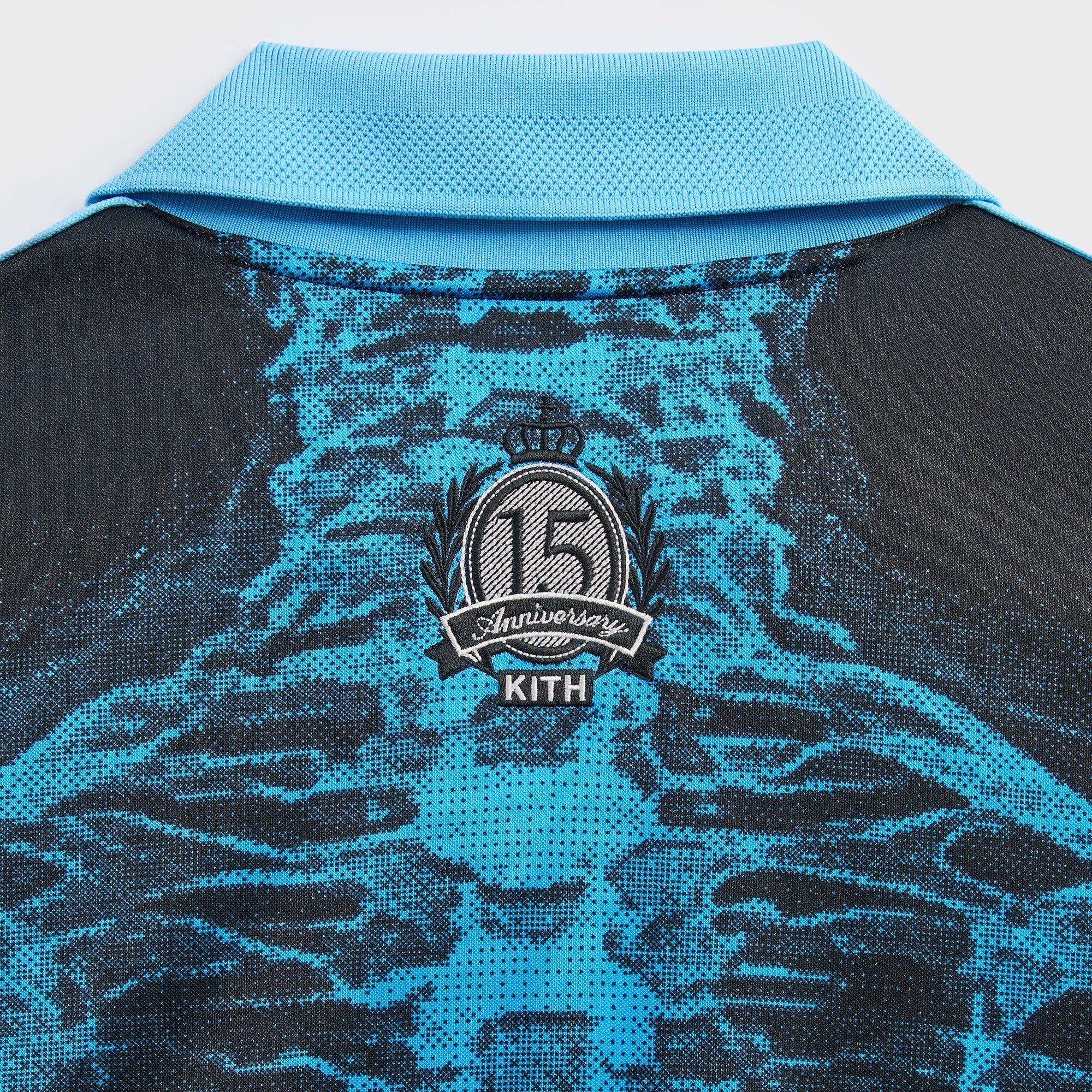Kith & Messi for adidas Football Skeleton Goalkeeper Long Sleeve Tee - Black / Blue - Image 6