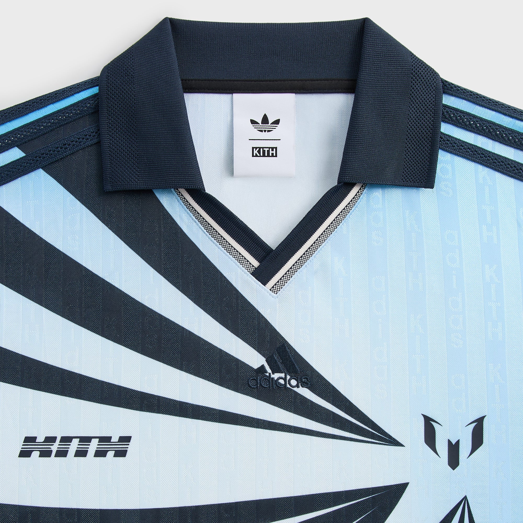 Kith & Messi for adidas Football Blue Goalkeeper Long Sleeve Tee - Blue - Image 5