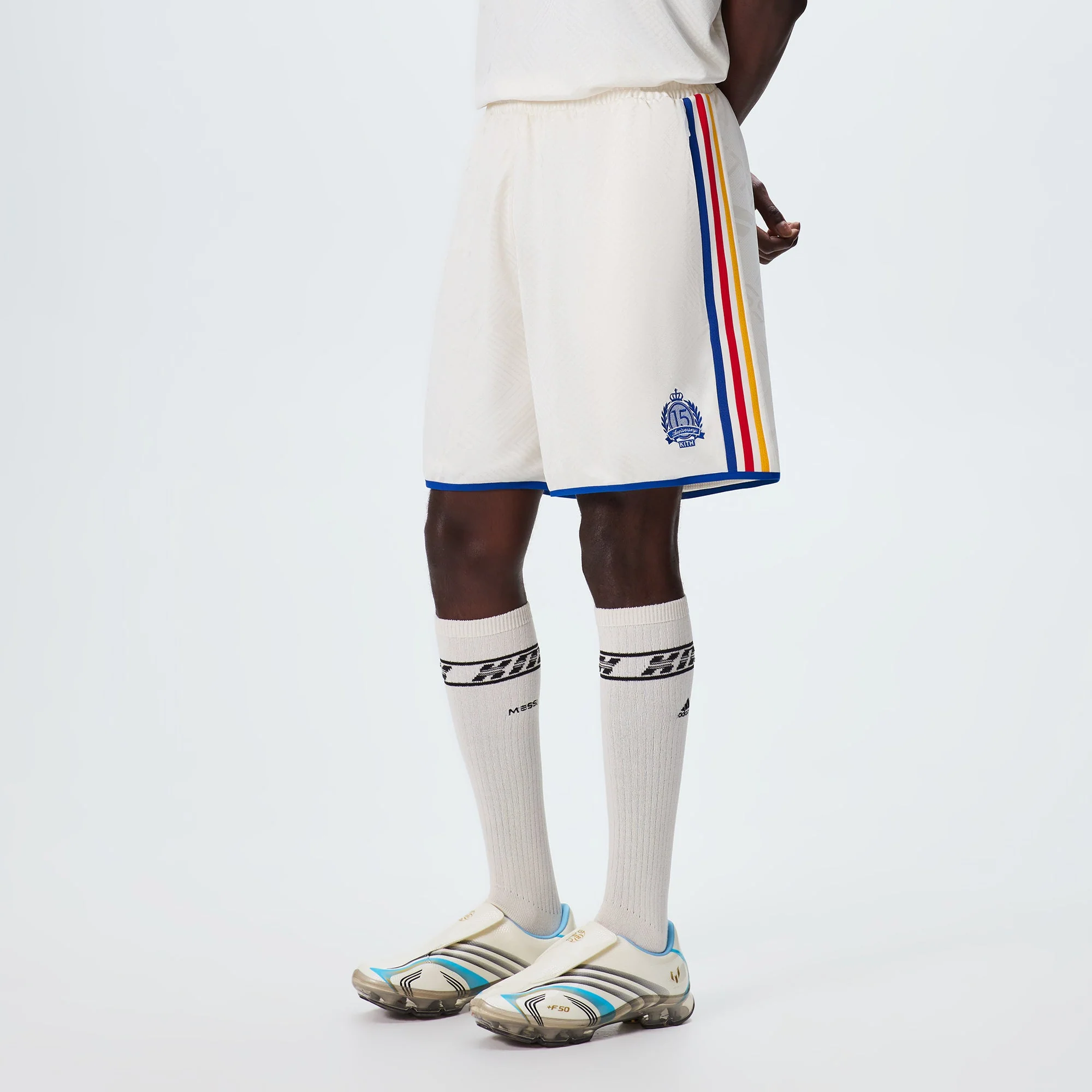 Kith & Messi for adidas Football Jersey Short - Chalk White - Image 2