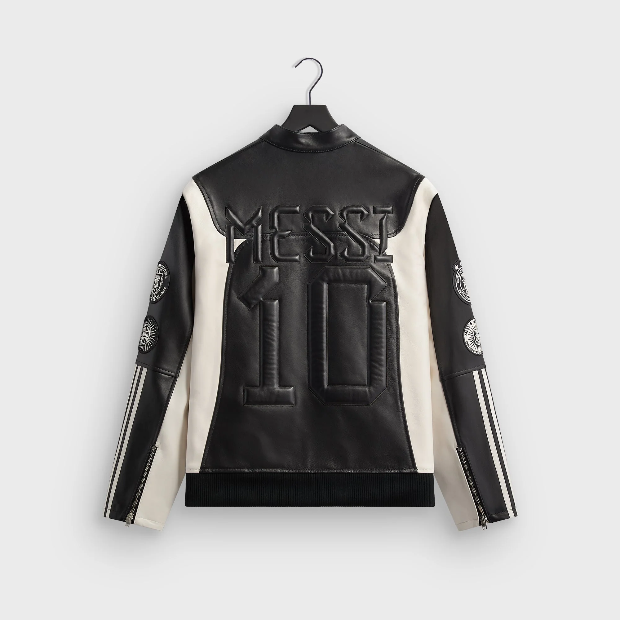 Kith & Messi for adidas Football Leather Biker Jacket - Multi - Image 2