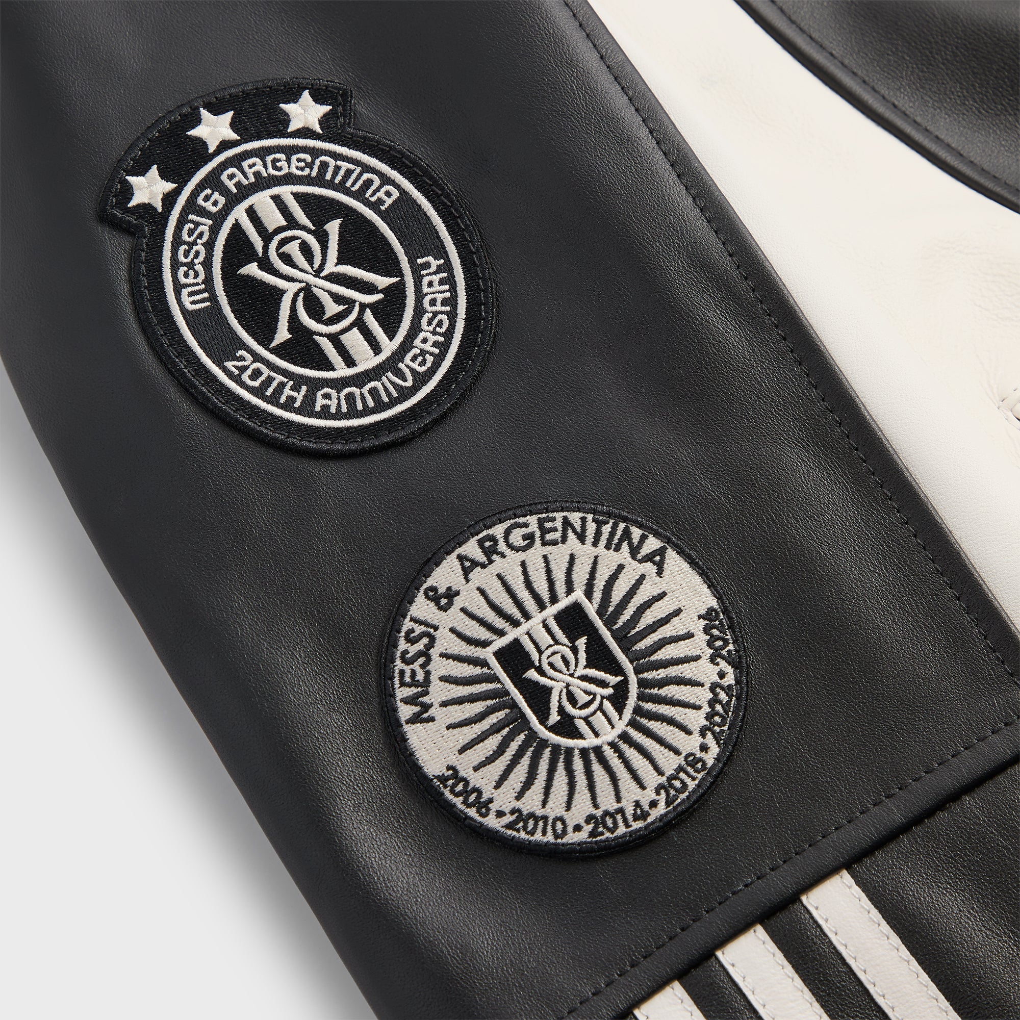 Kith & Messi for adidas Football Leather Biker Jacket - Multi - Image 4