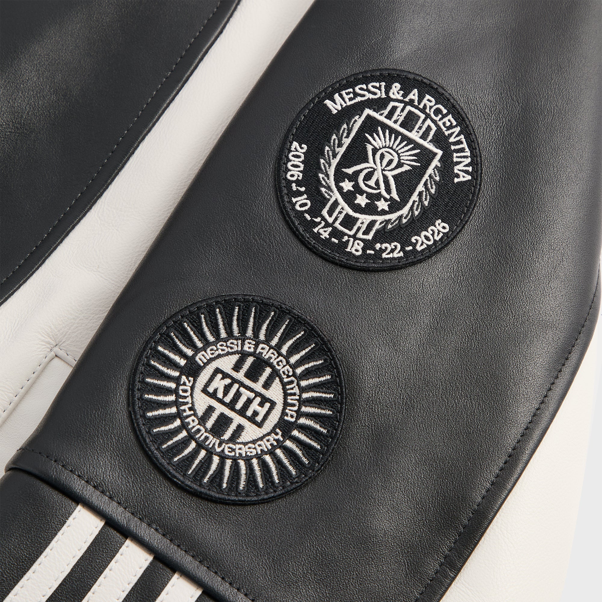 Kith & Messi for adidas Football Leather Biker Jacket - Multi - Image 5
