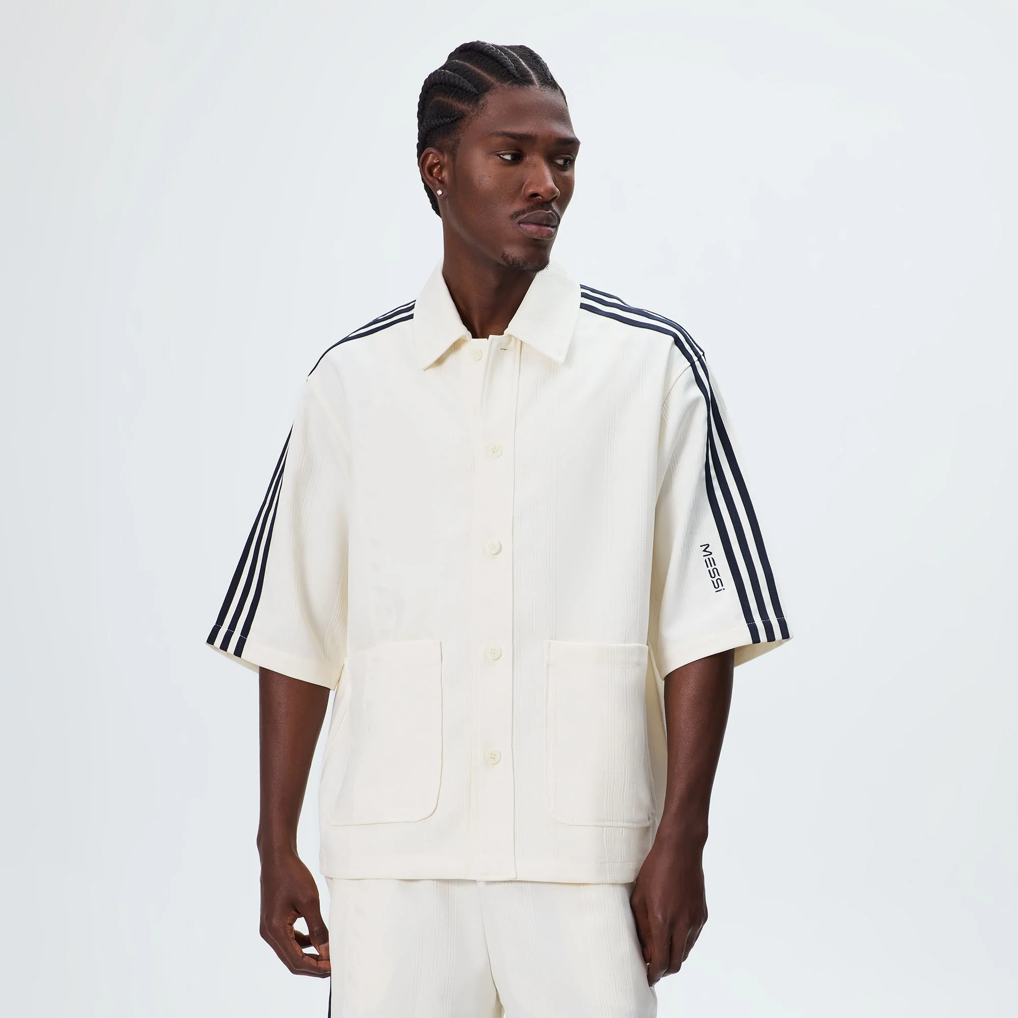 Kith & Messi for adidas Football Shirt - Chalk White - Image 2