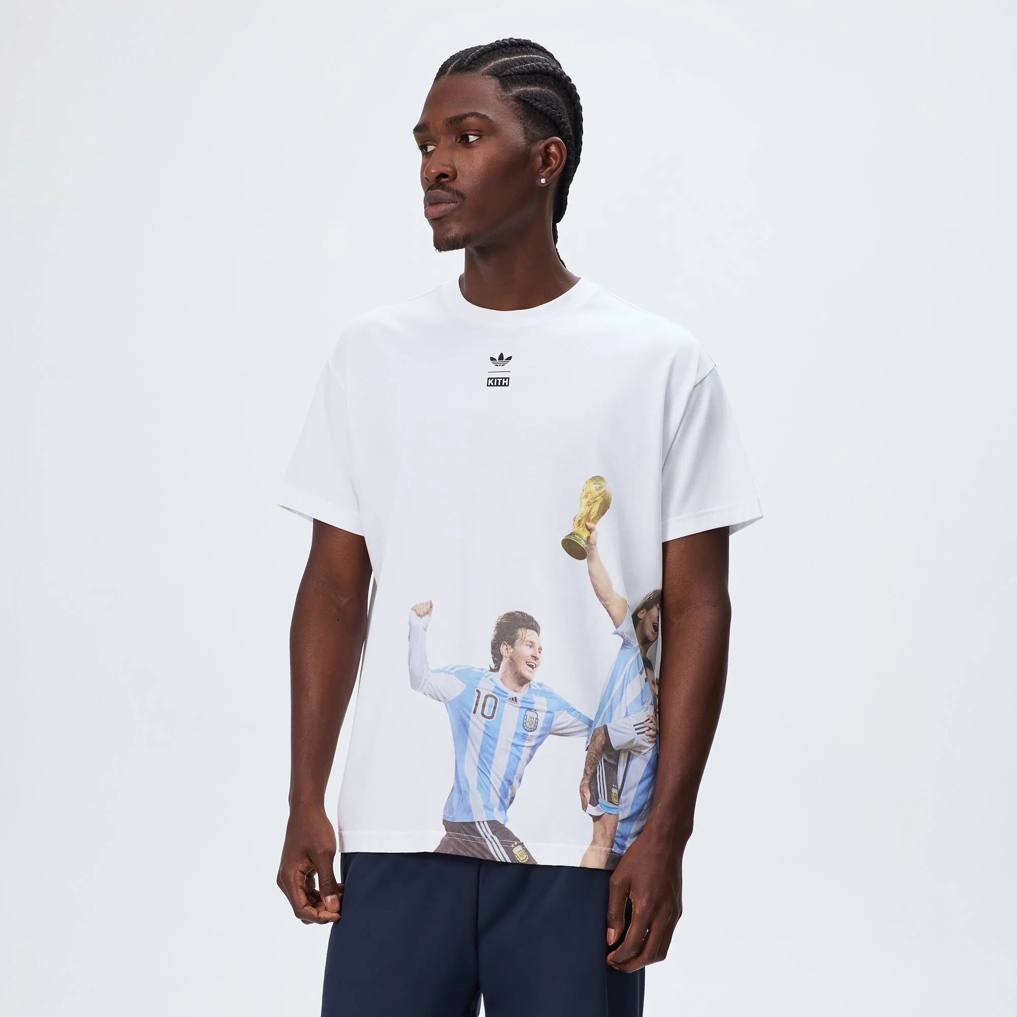 Kith & Messi for adidas Football World Cup Graphic Tee - White - Image 2