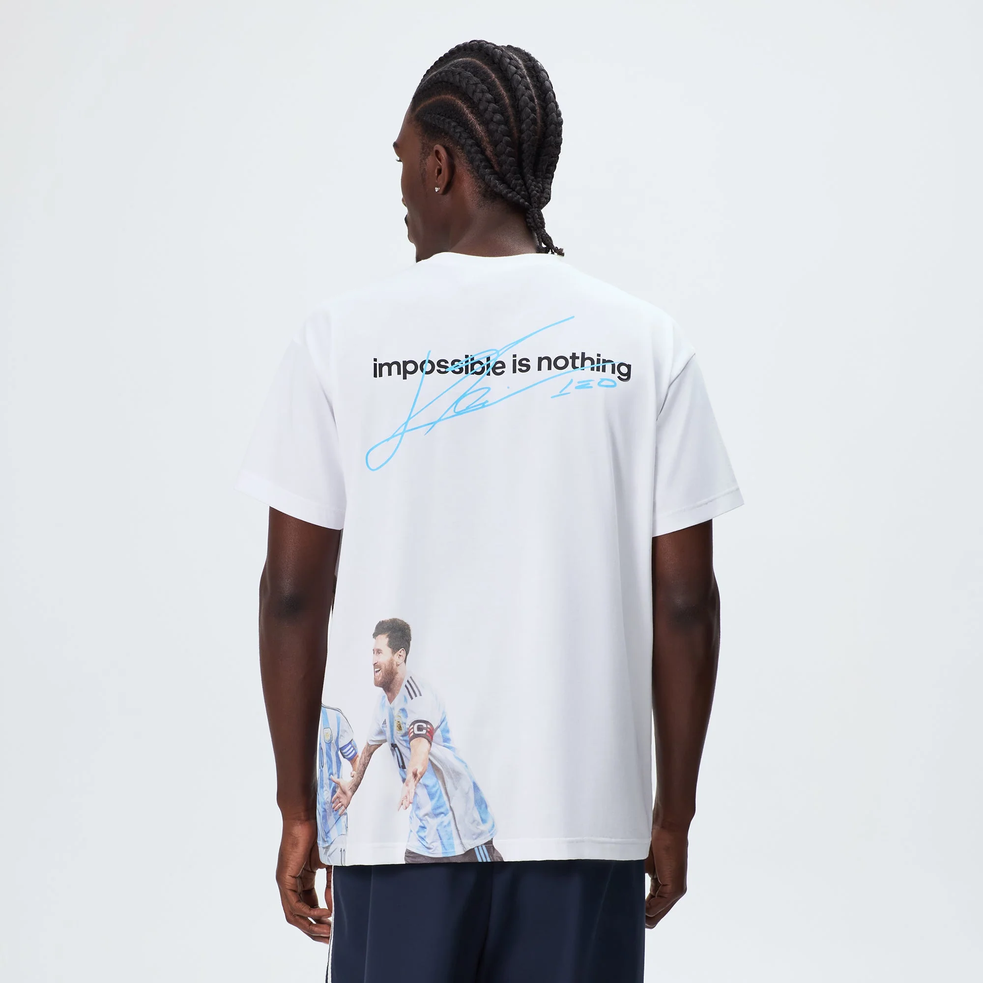 Kith & Messi for adidas Football World Cup Graphic Tee - White - Image 3