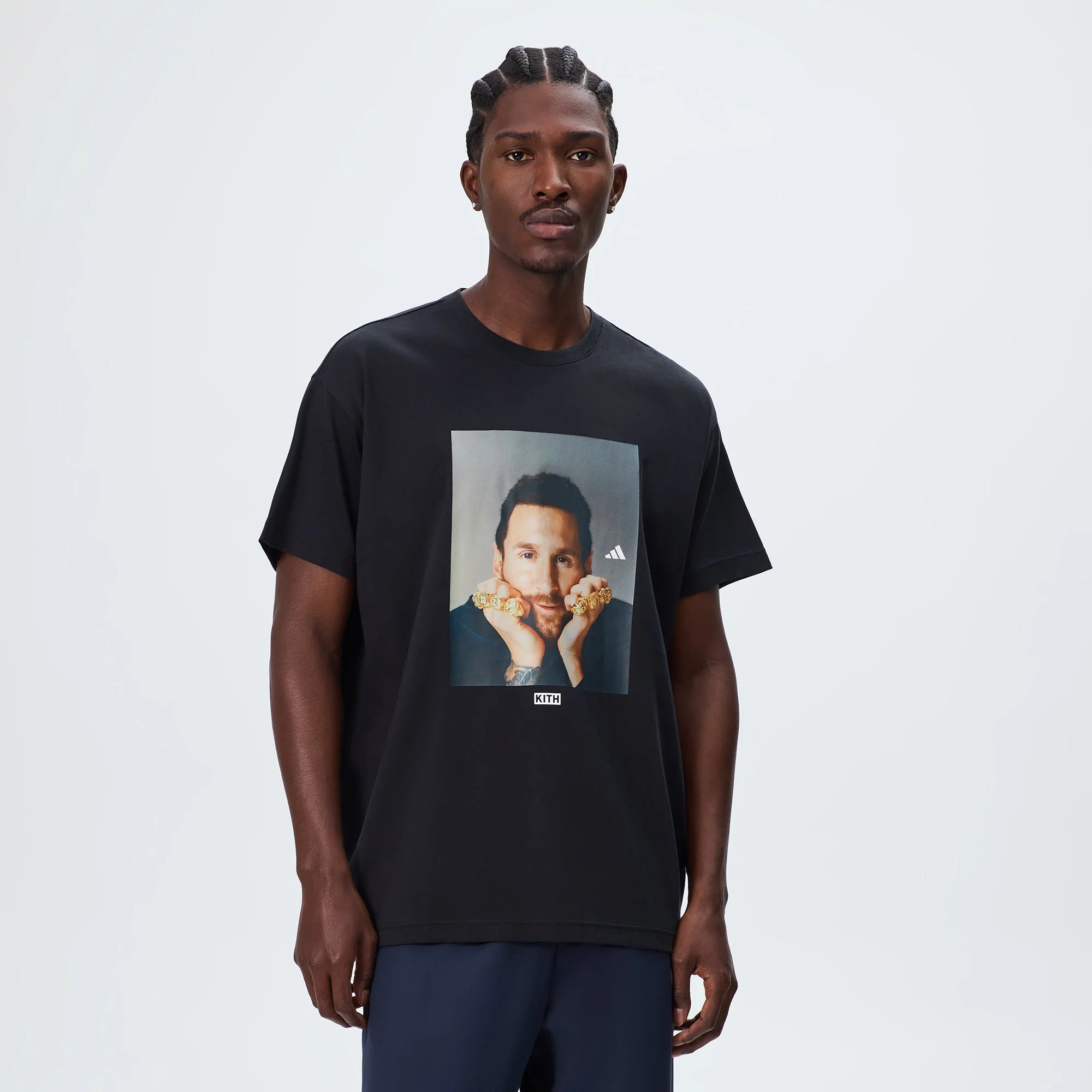 Kith & Messi for adidas Football Graphic Tee - Black - Image 2