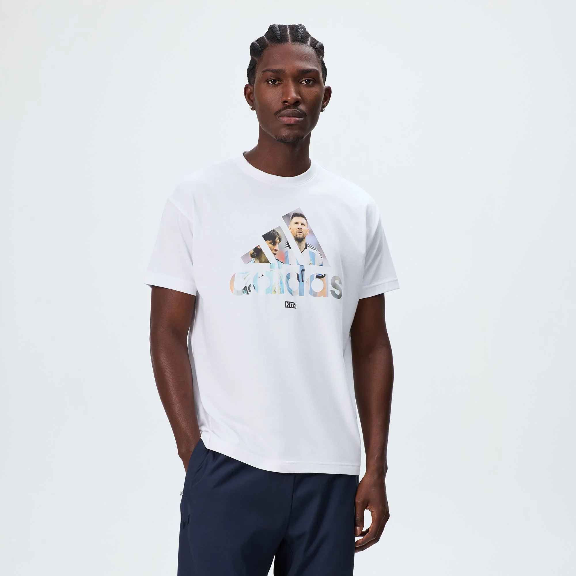 Kith & Messi for adidas Football Graphic Tee - White - Image 2